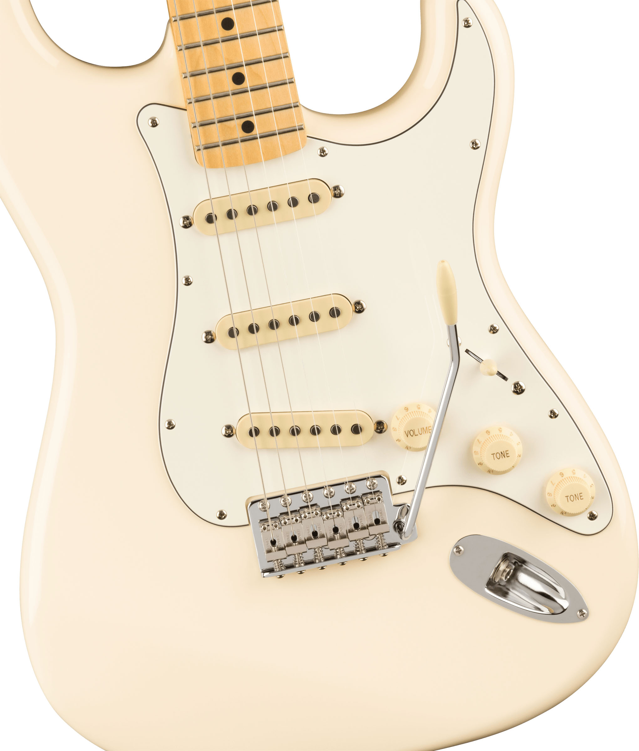 JV Modified '60s Stratocaster®,  Maple Fingerboard, Olympic White - Image 4