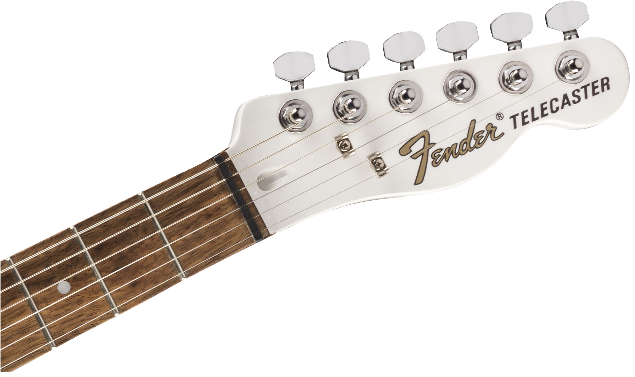 Jim Adkins JA-90 Telecaster® Thinline, Laurel Fingerboard, White - Image 6