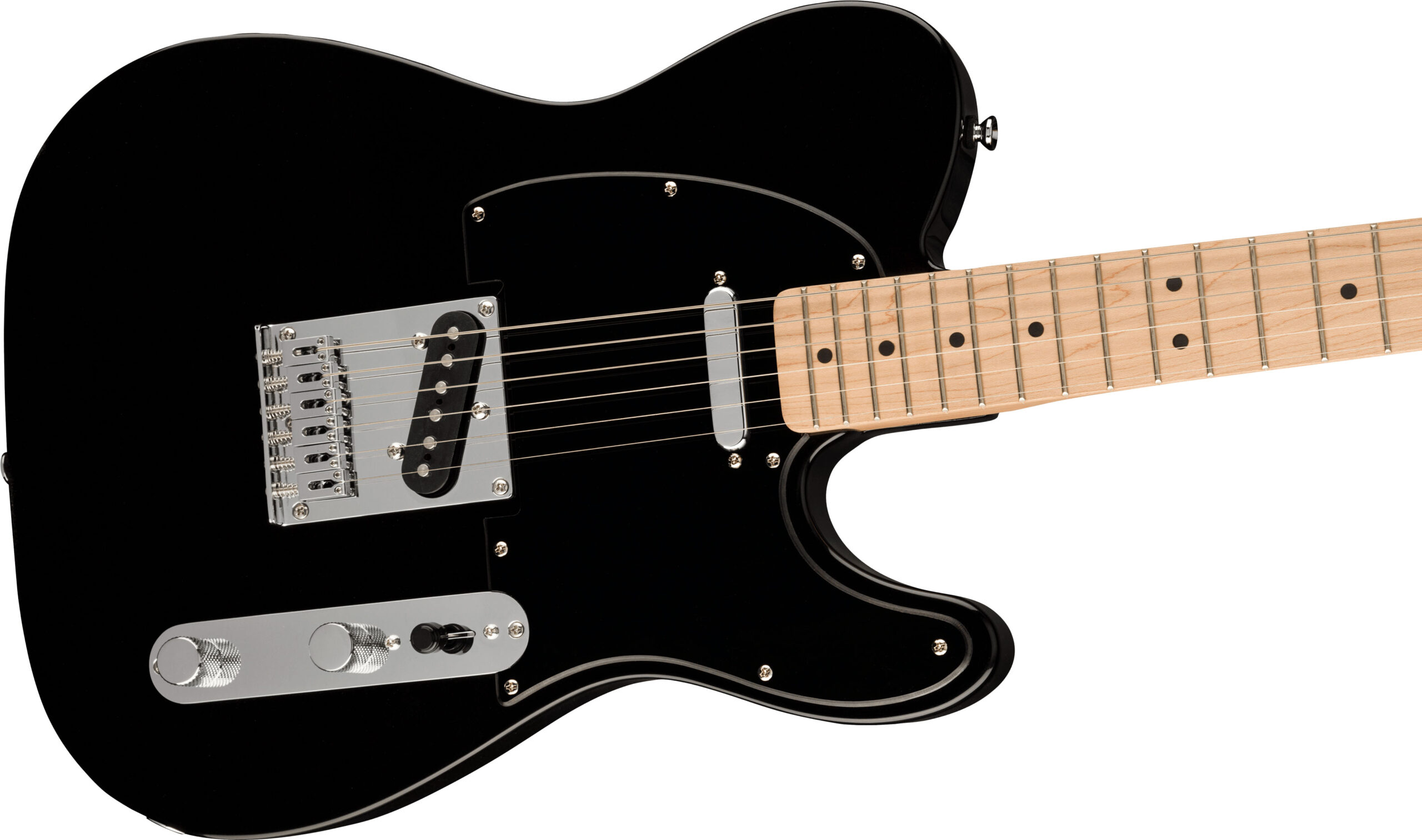 FSR Bullet® Telecaster®, Maple Fingerboard, Black Pickguard, Black - Image 4