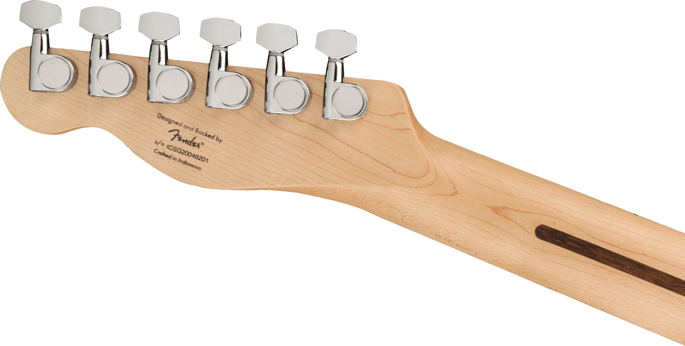 FSR Bullet® Telecaster®, Maple Fingerboard, Black Pickguard, Black - Image 6