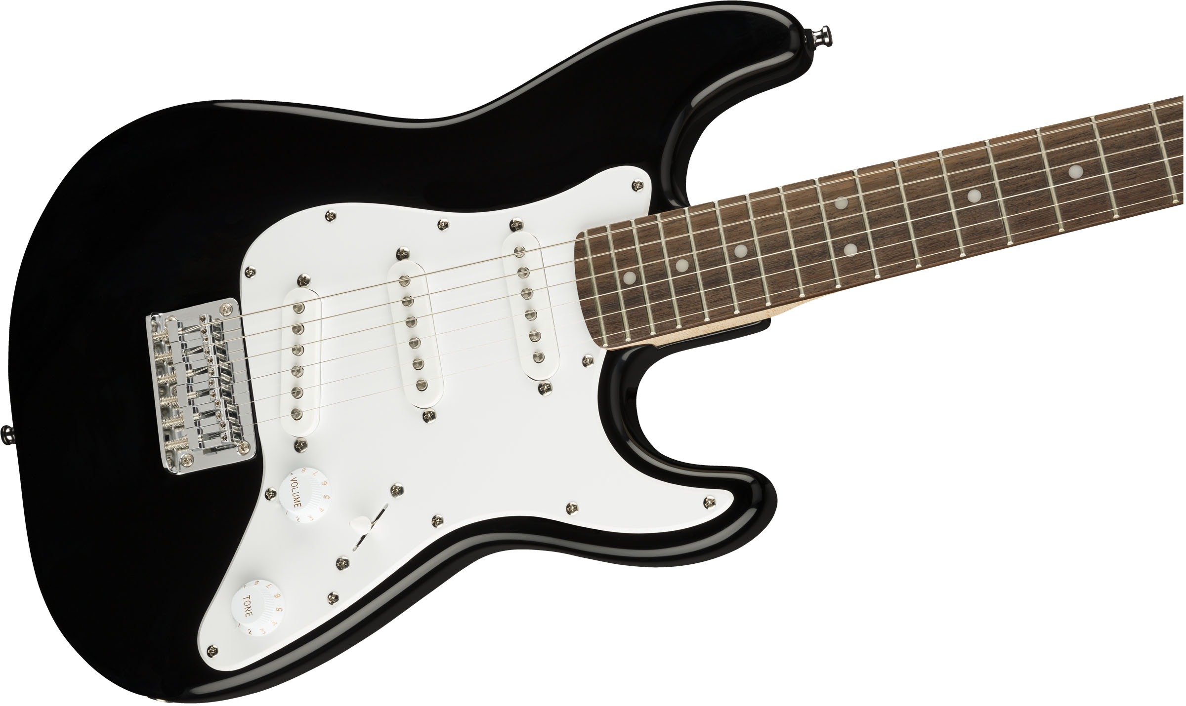 Mini Stratocaster®, Laurel Fingerboard, Black - Image 5