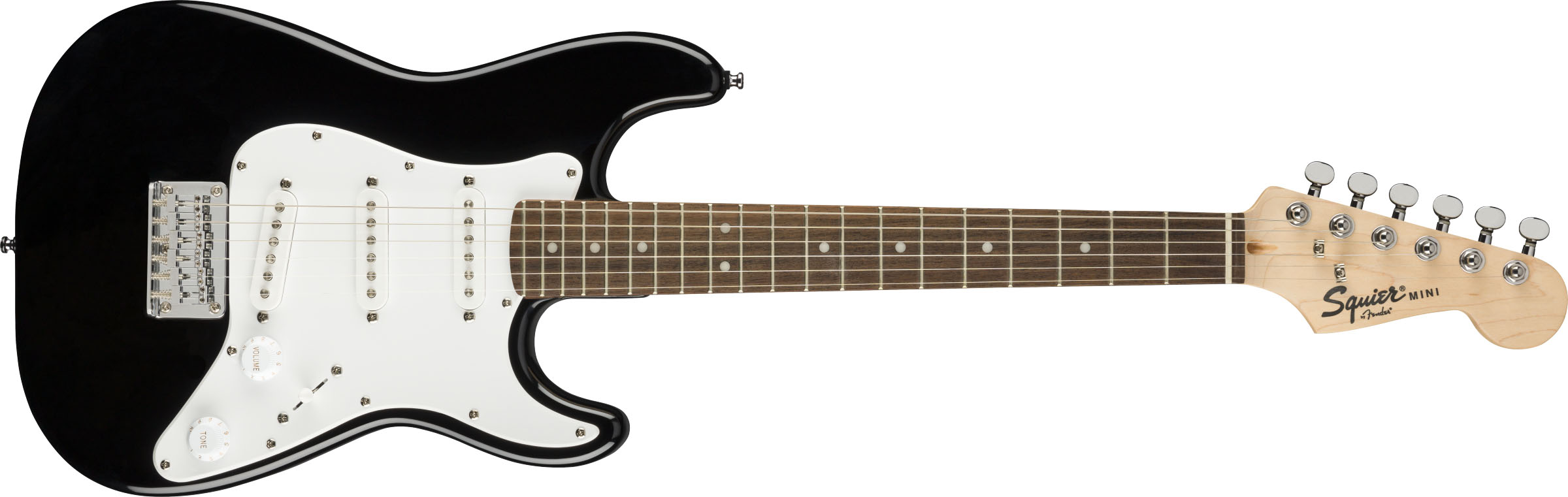 Mini Stratocaster®, Laurel Fingerboard, Black - Image 2