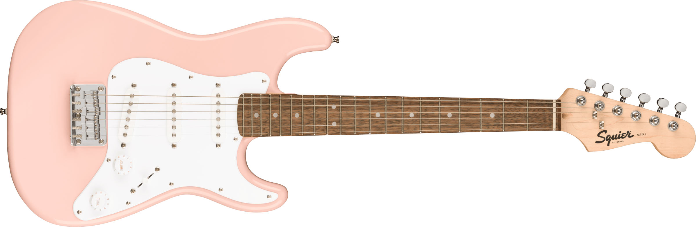 Mini Stratocaster®, Laurel Fingerboard, Shell Pink - Image 2