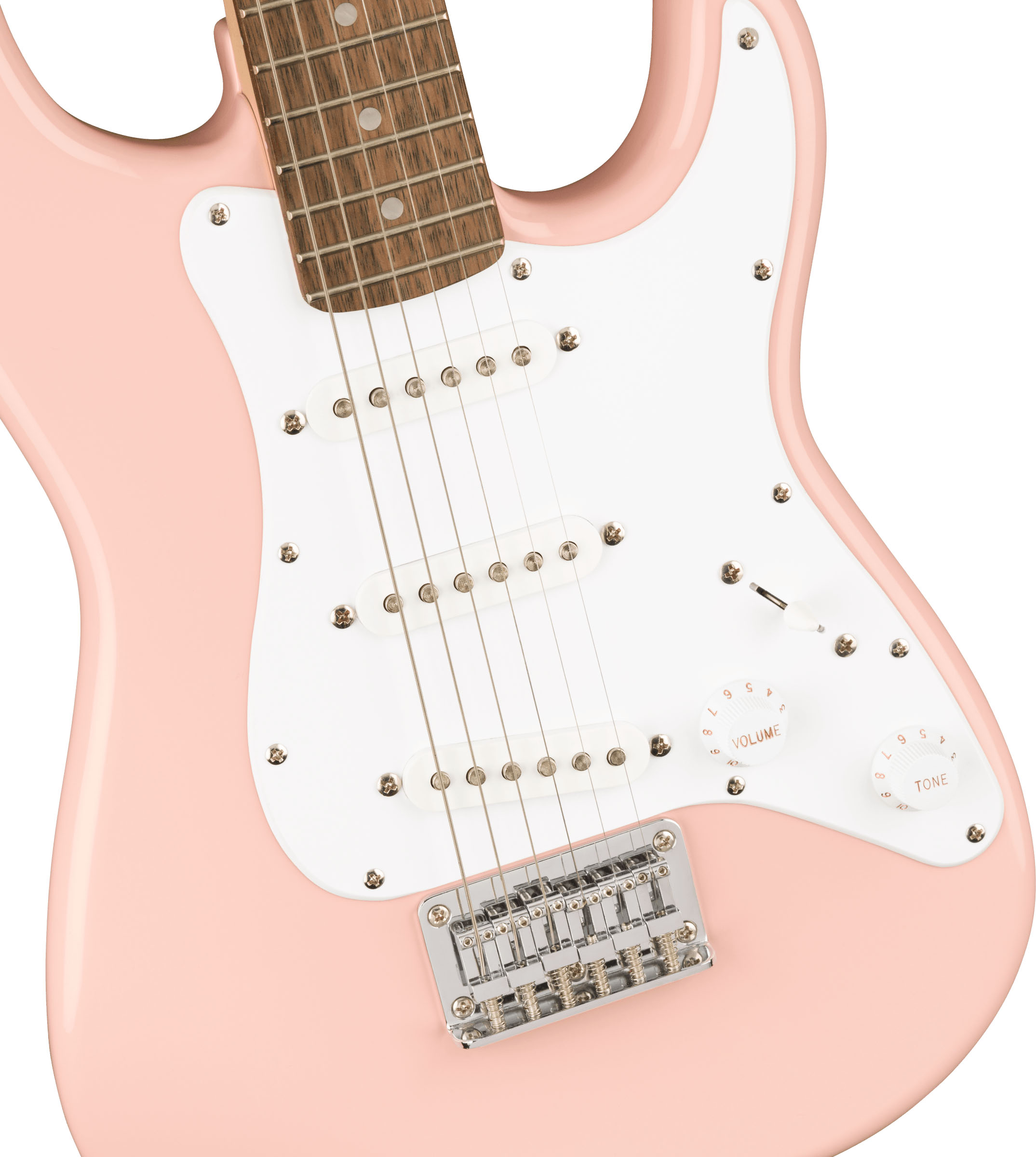 Mini Stratocaster®, Laurel Fingerboard, Shell Pink - Image 4