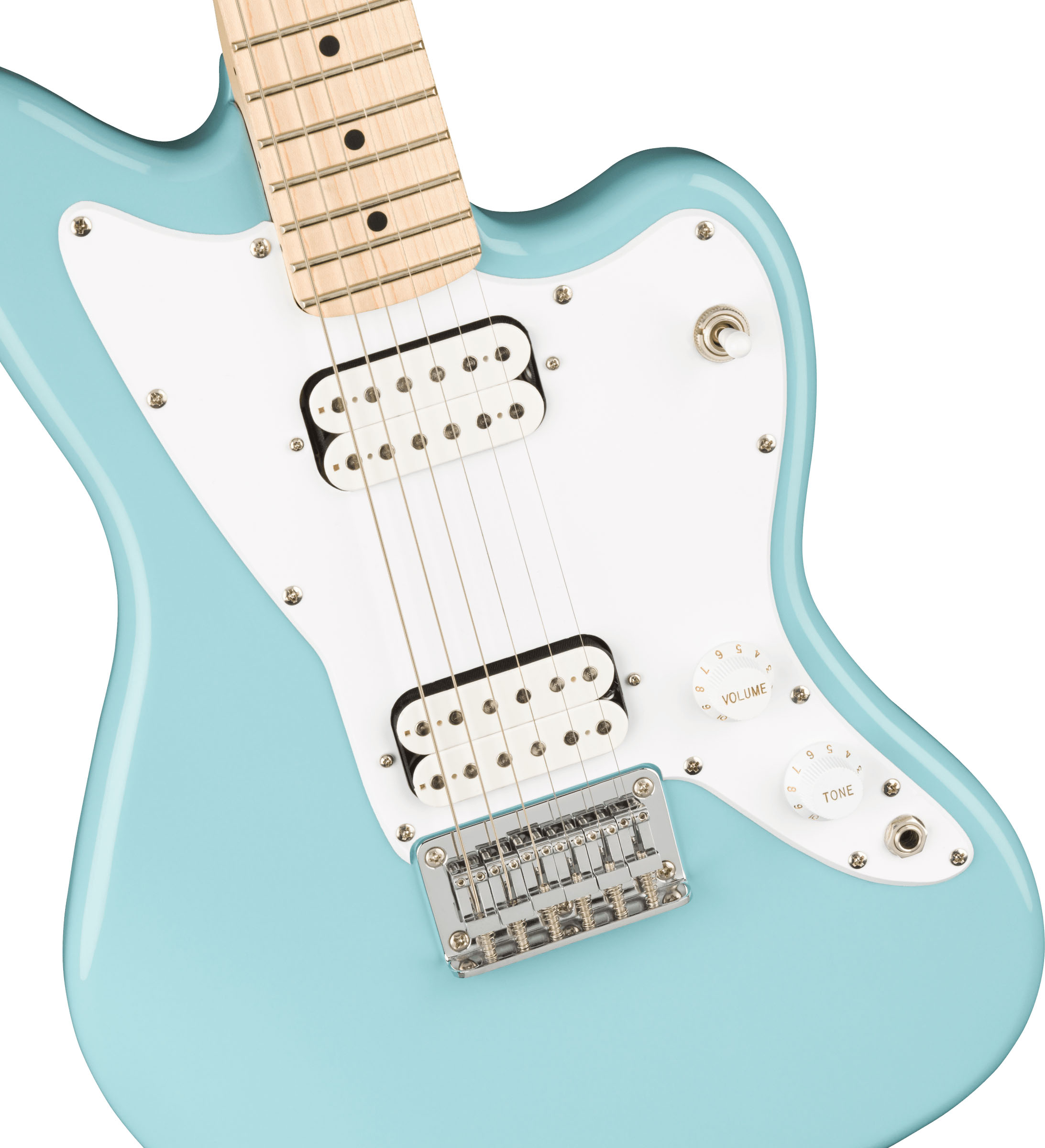 Mini Jazzmaster® HH, Maple Fingerboard, Daphne Blue - Image 4