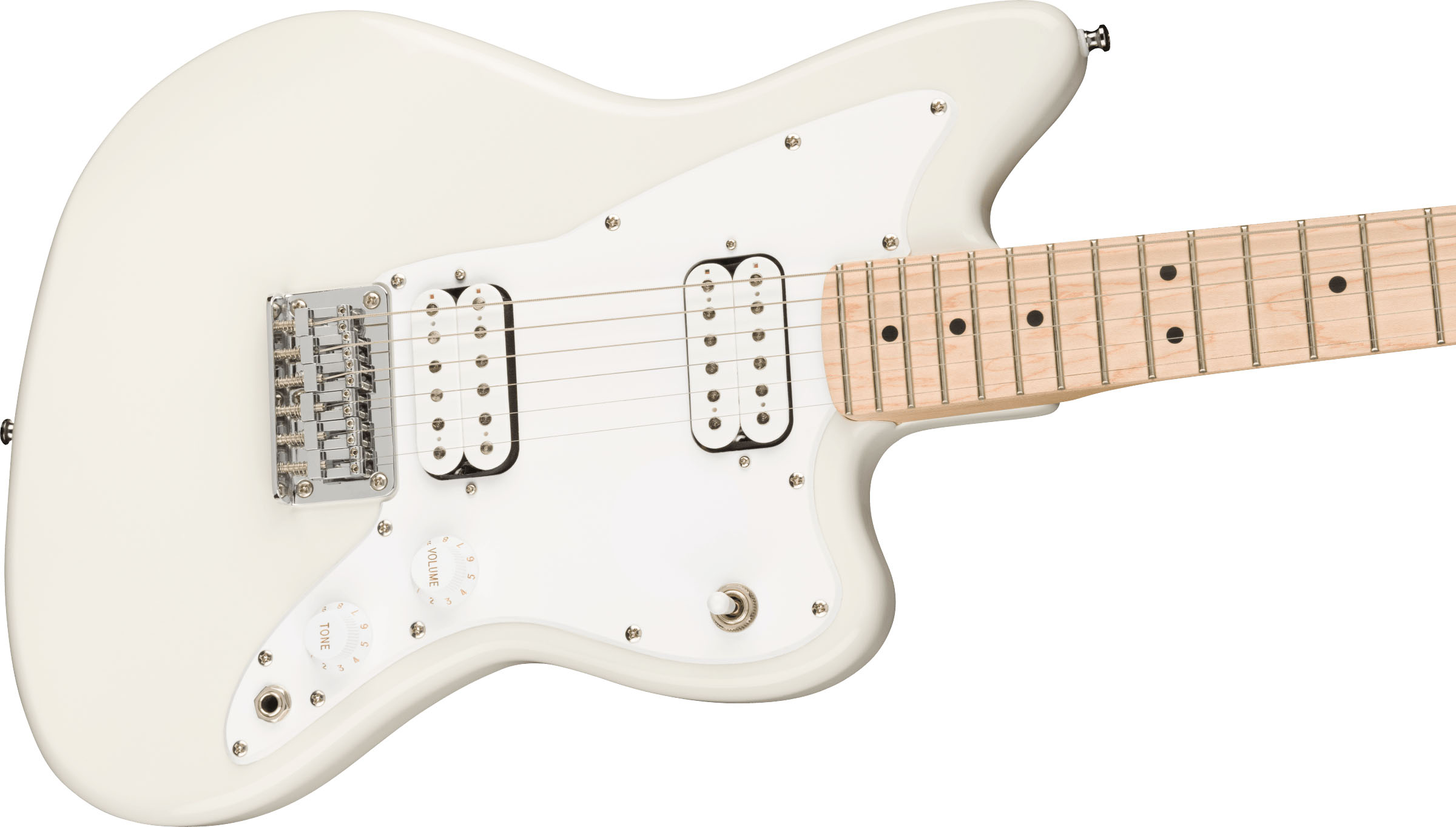 Mini Jazzmaster® HH, Maple Fingerboard, Olympic White - Image 5