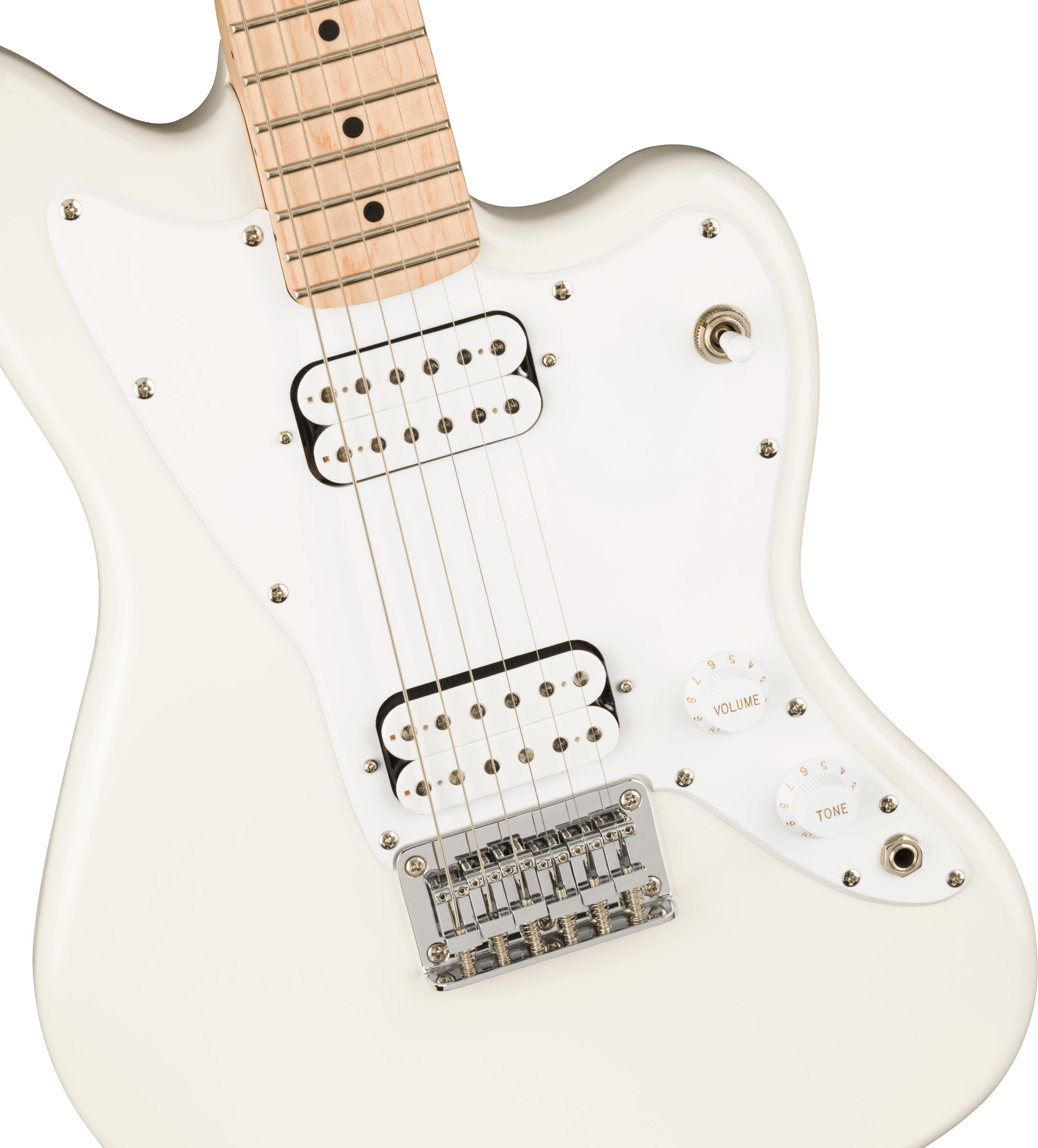 Mini Jazzmaster® HH, Maple Fingerboard, Olympic White - Image 4