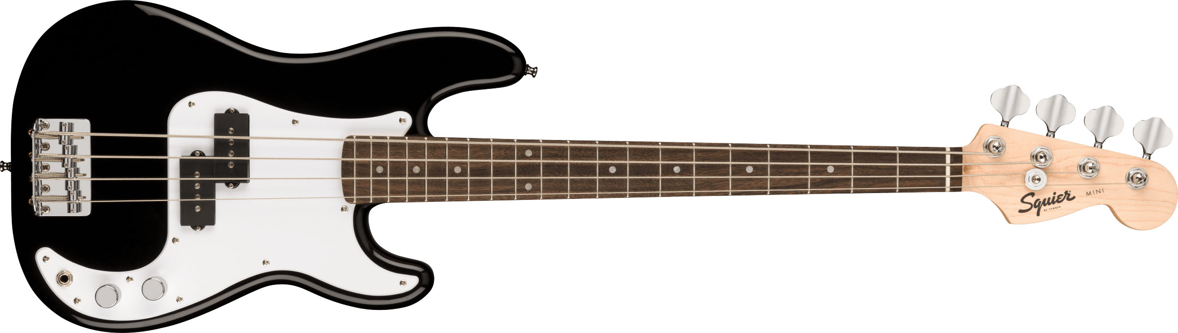 Mini Precision Bass®, Laurel Fingerboard, Black - Image 2