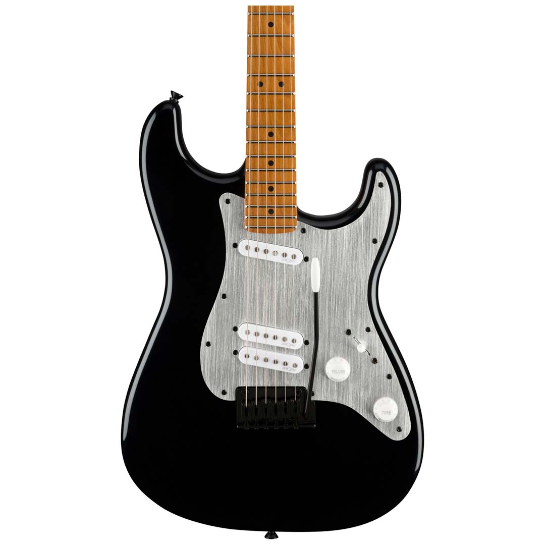 Contemporary Stratocaster® Special, Roasted Maple Fingerboard, Silver Anodized Pickguard, Black