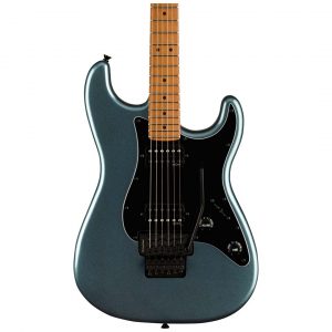 Contemporary Stratocaster® HH FR, Roasted Maple Fingerboard, Black Pickguard, Gunmetal Metallic