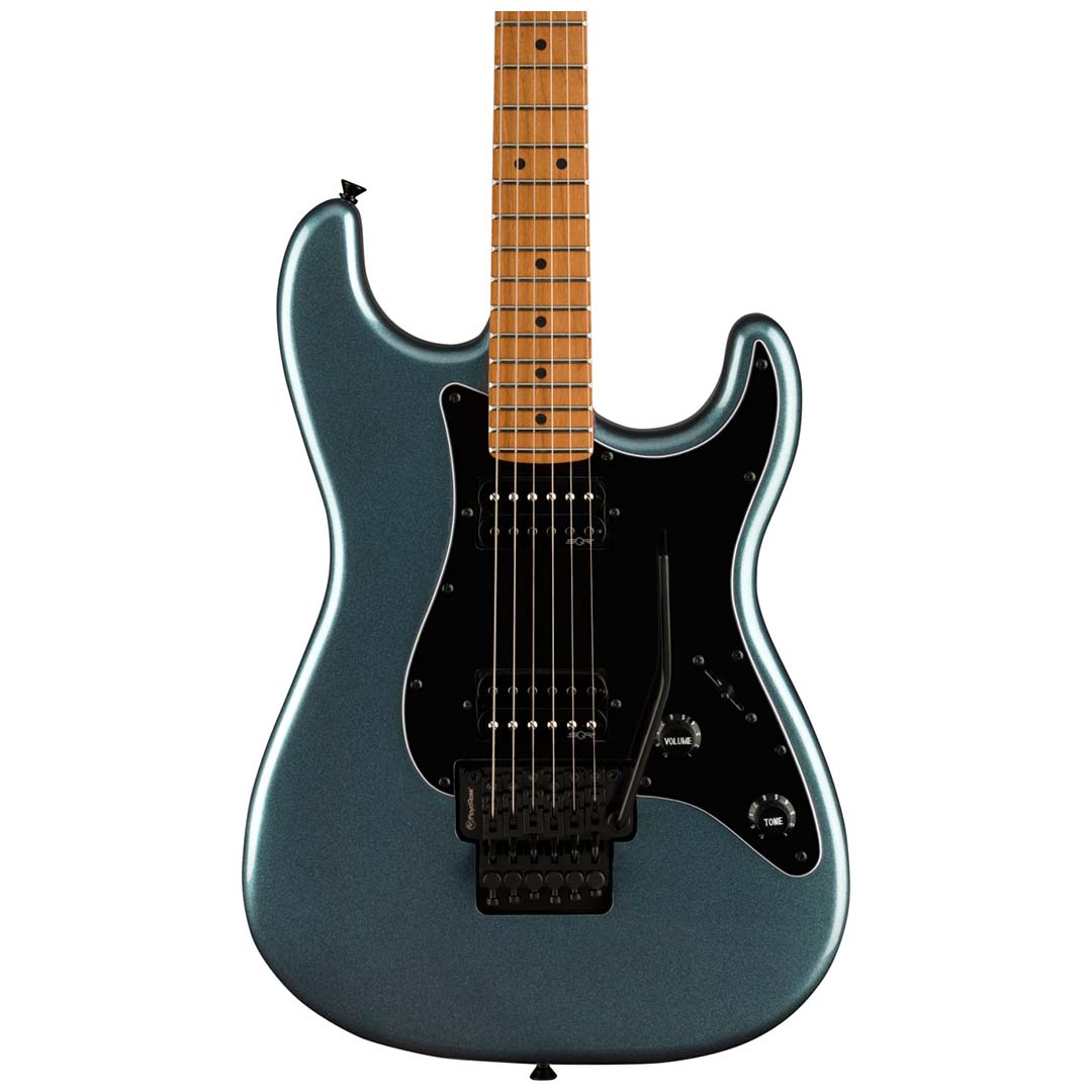 Contemporary Stratocaster® HH FR, Roasted Maple Fingerboard, Black Pickguard, Gunmetal Metallic