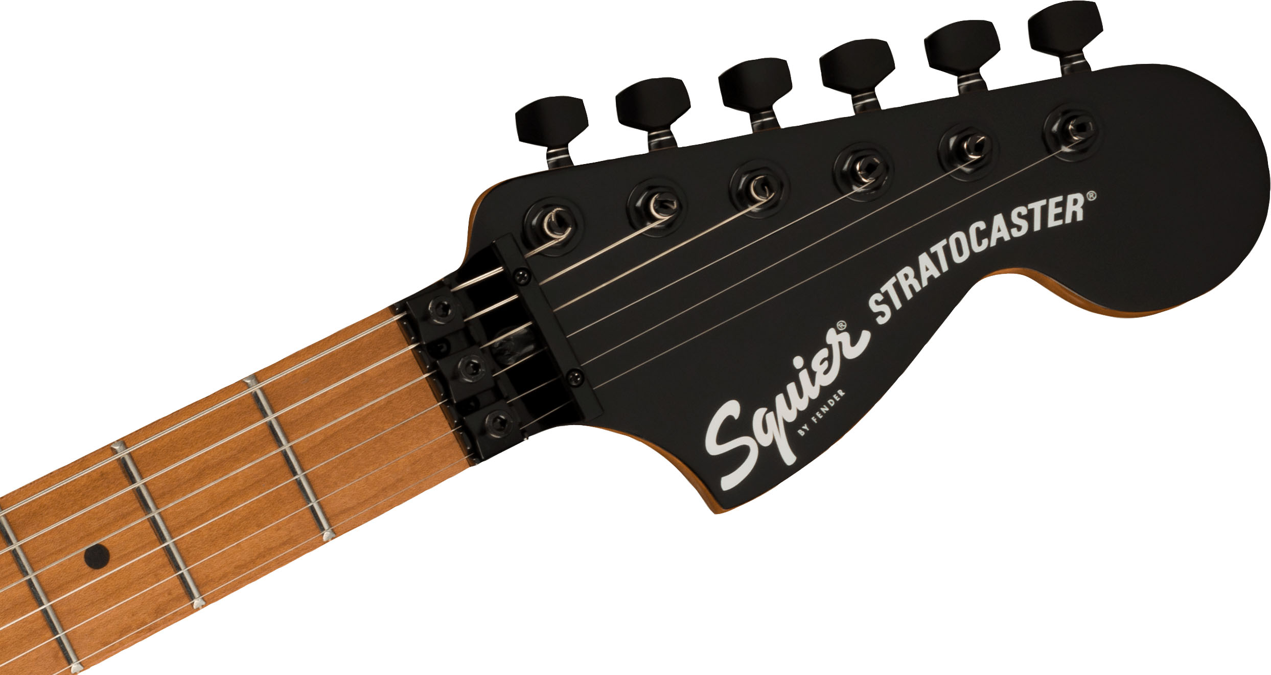 Contemporary Stratocaster® HH FR, Roasted Maple Fingerboard, Black Pickguard, Gunmetal Metallic - Image 6