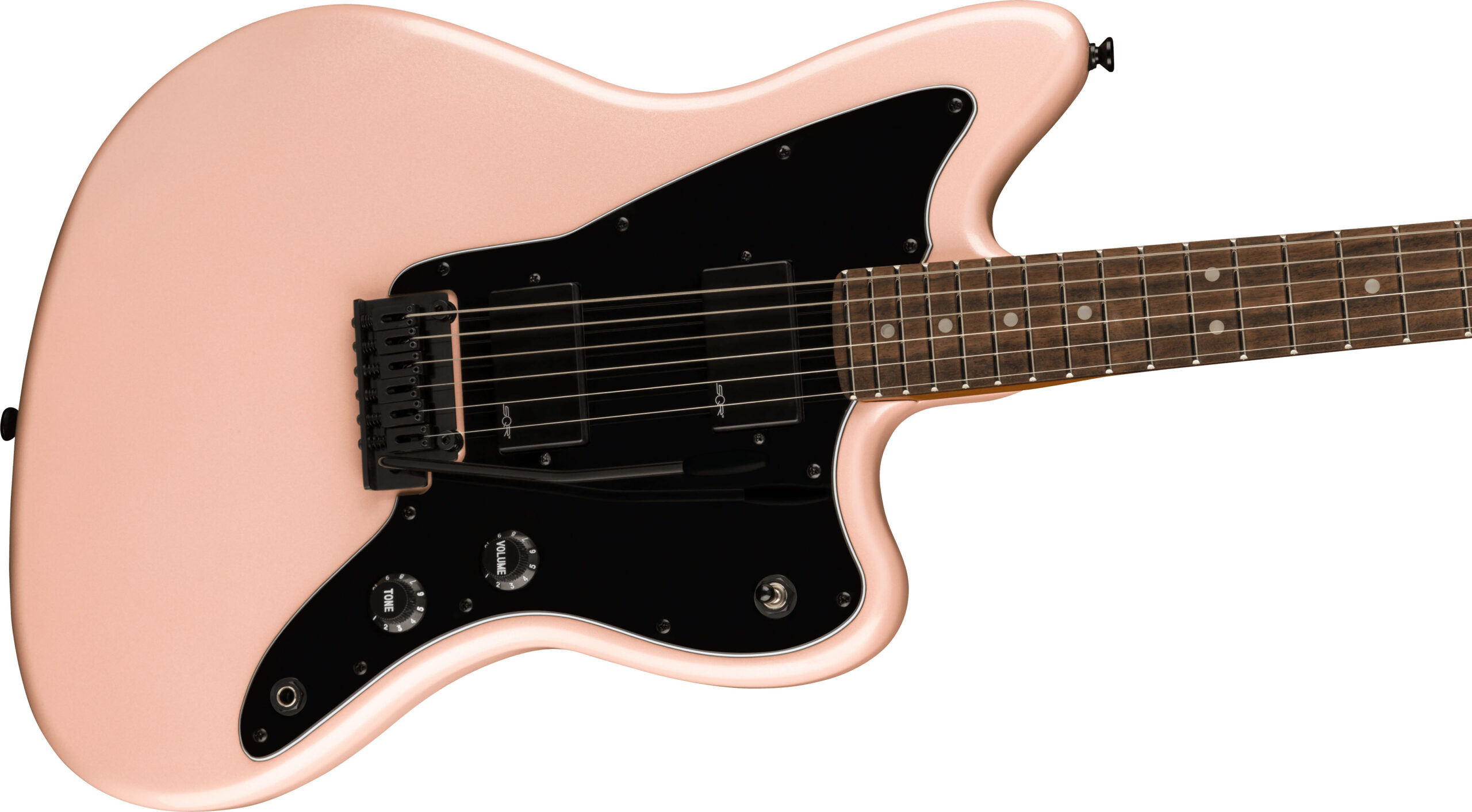 Contemporary Active Jazzmaster® HH, Laurel Fingerboard, Black Pickguard, Shell Pink Pearl - Image 5