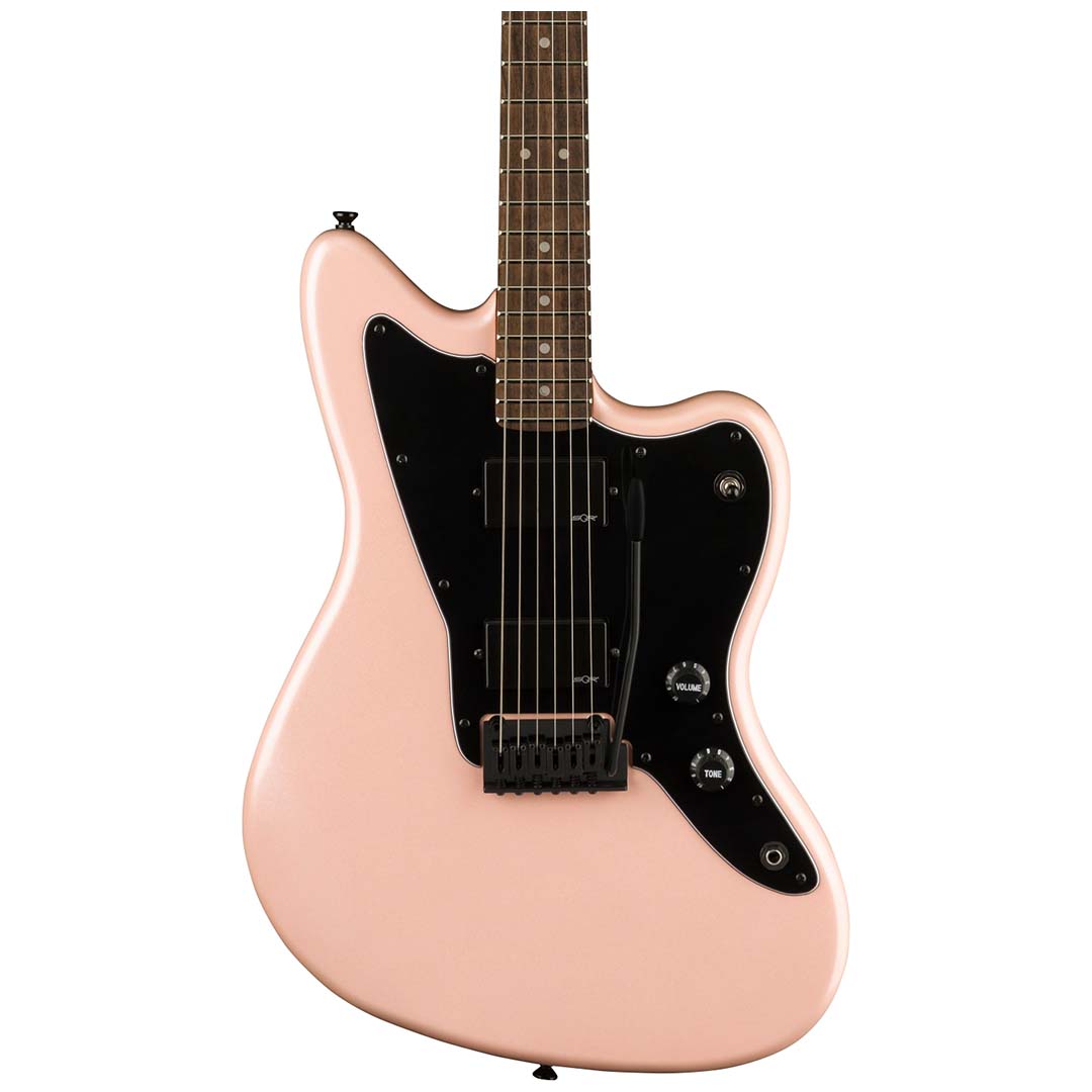 Contemporary Active Jazzmaster® HH, Laurel Fingerboard, Black Pickguard, Shell Pink Pearl