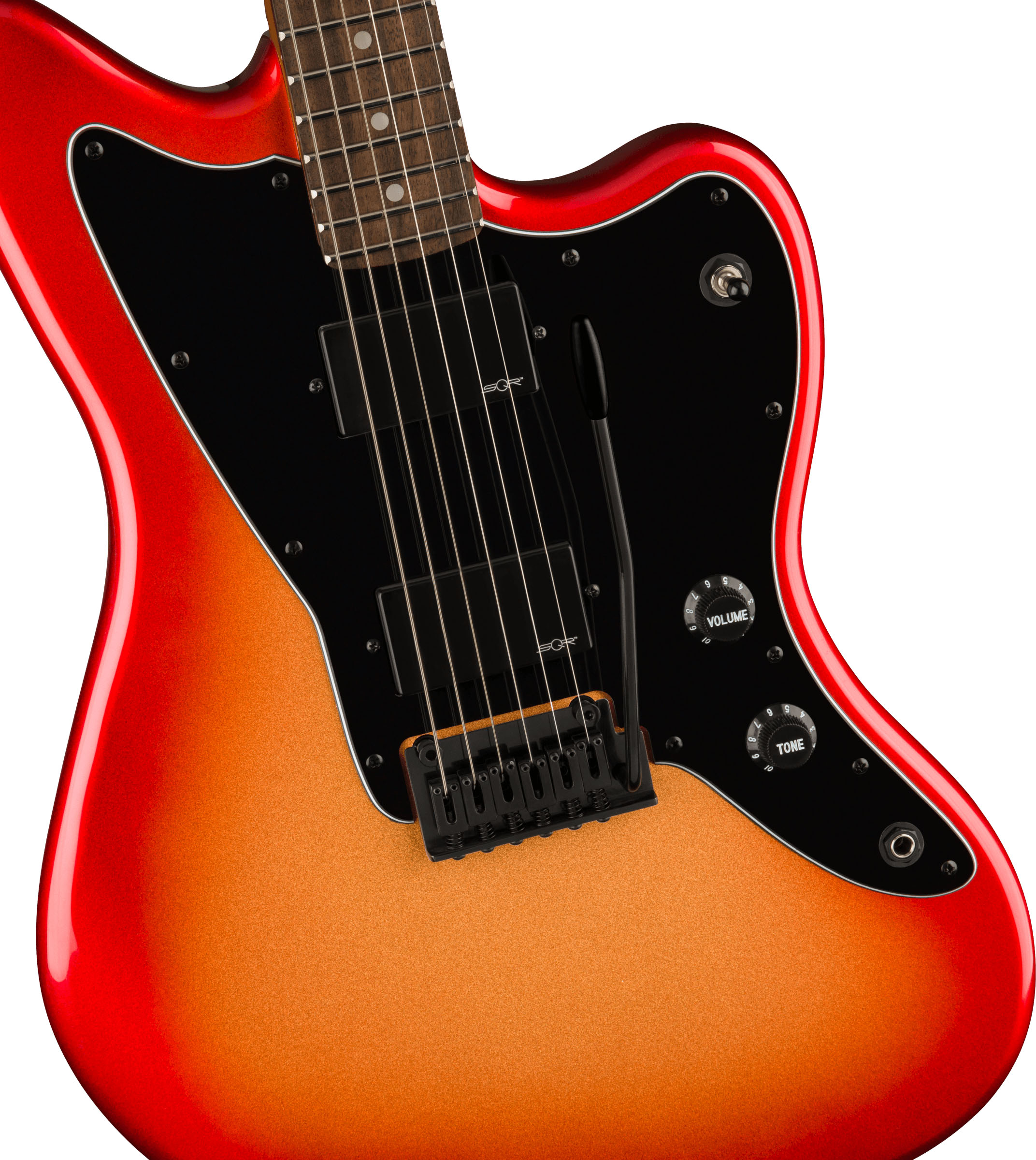 Contemporary Active Jazzmaster® HH, Laurel Fingerboard, Black Pickguard, Sunset Metallic - Image 4