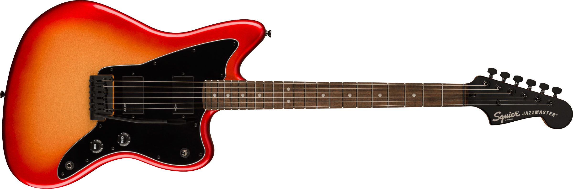 Contemporary Active Jazzmaster® HH, Laurel Fingerboard, Black Pickguard, Sunset Metallic - Image 2