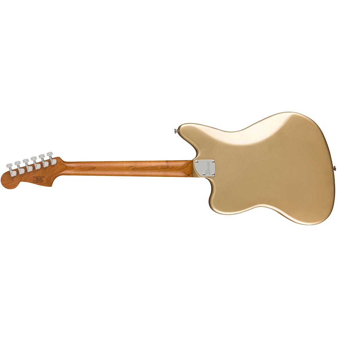 Contemporary Jaguar® HH ST, Laurel Fingerboard, Black Pickguard, Shoreline Gold - Image 3