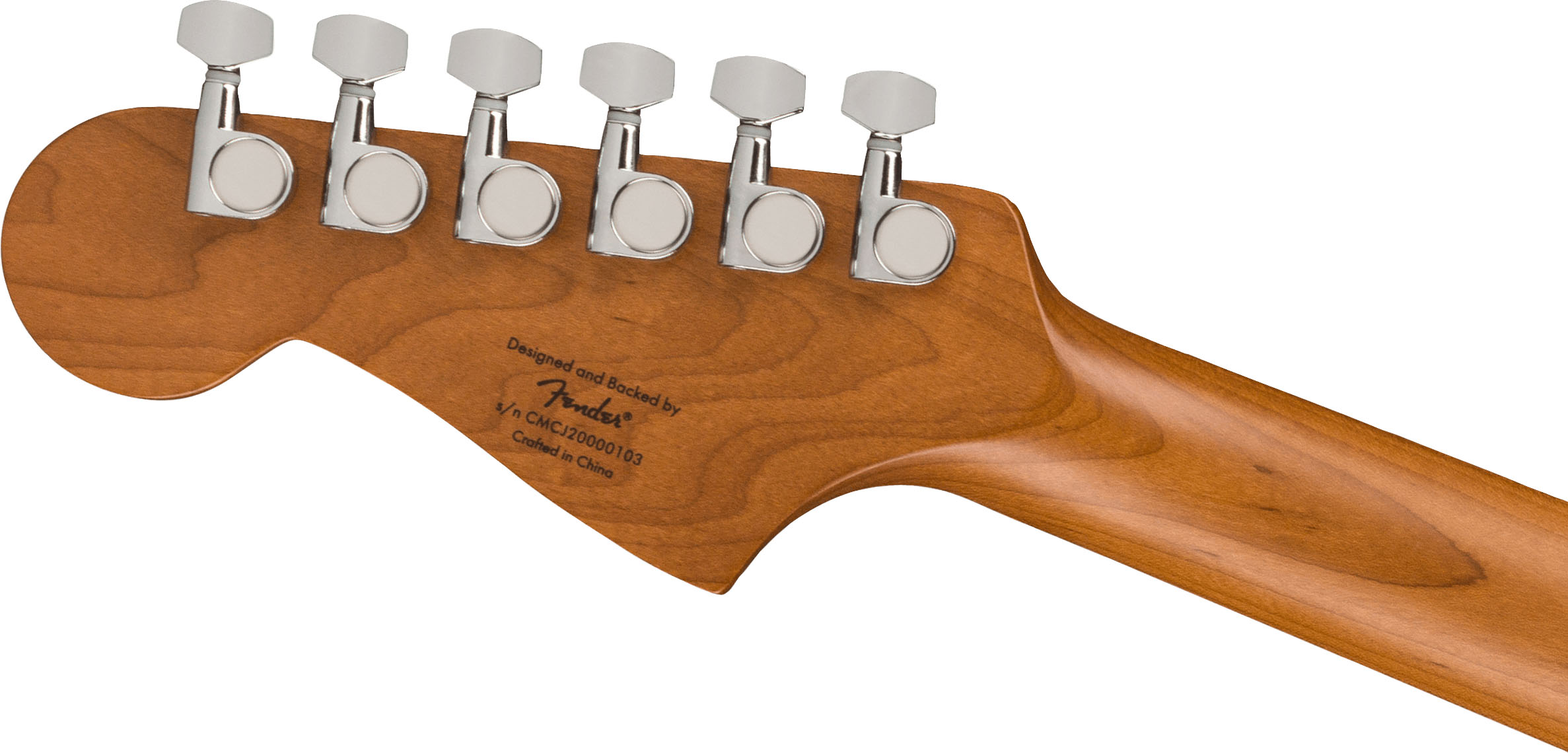 Contemporary Jaguar® HH ST, Laurel Fingerboard, Black Pickguard, Shoreline Gold - Image 7