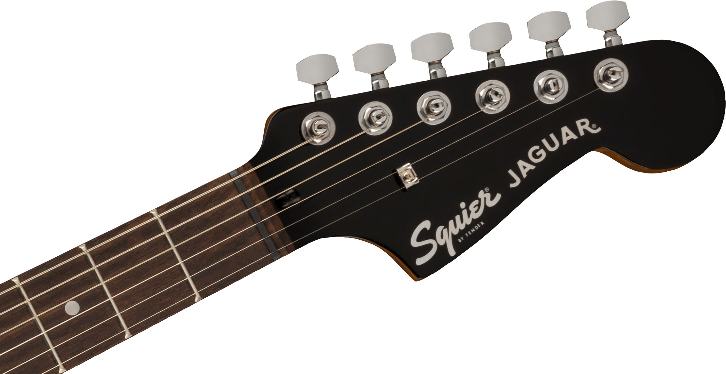Contemporary Jaguar® HH ST, Laurel Fingerboard, Black Pickguard, Shoreline Gold - Image 6