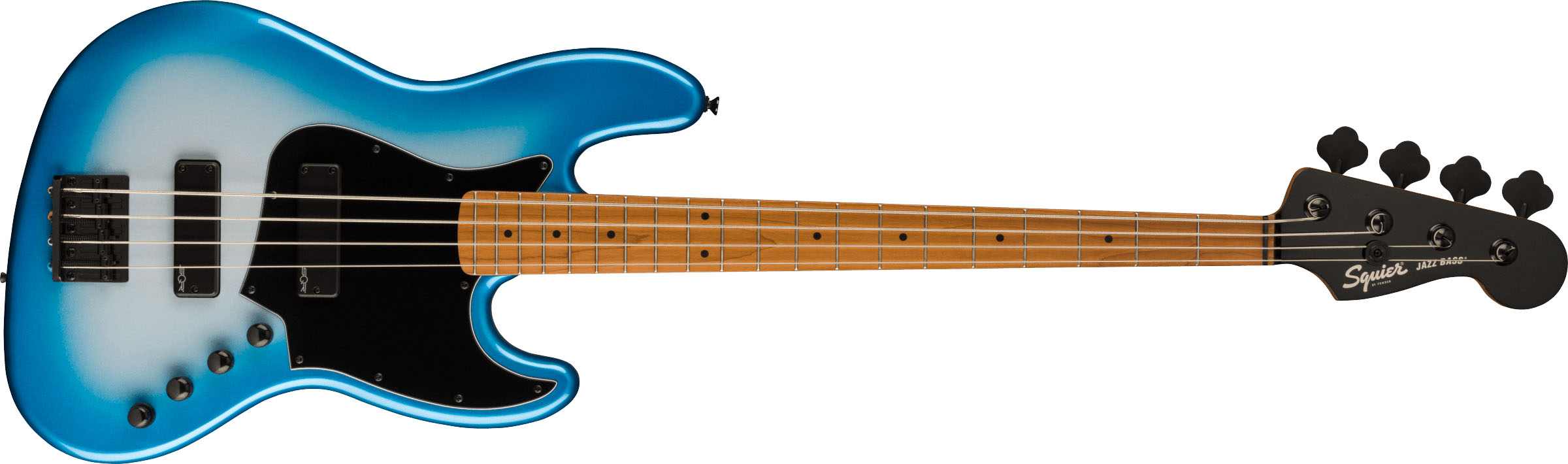 Contemporary Active Jazz Bass® HH, Roasted Maple Fingerboard, Black Pickguard, Sky Burst Metallic - Image 2