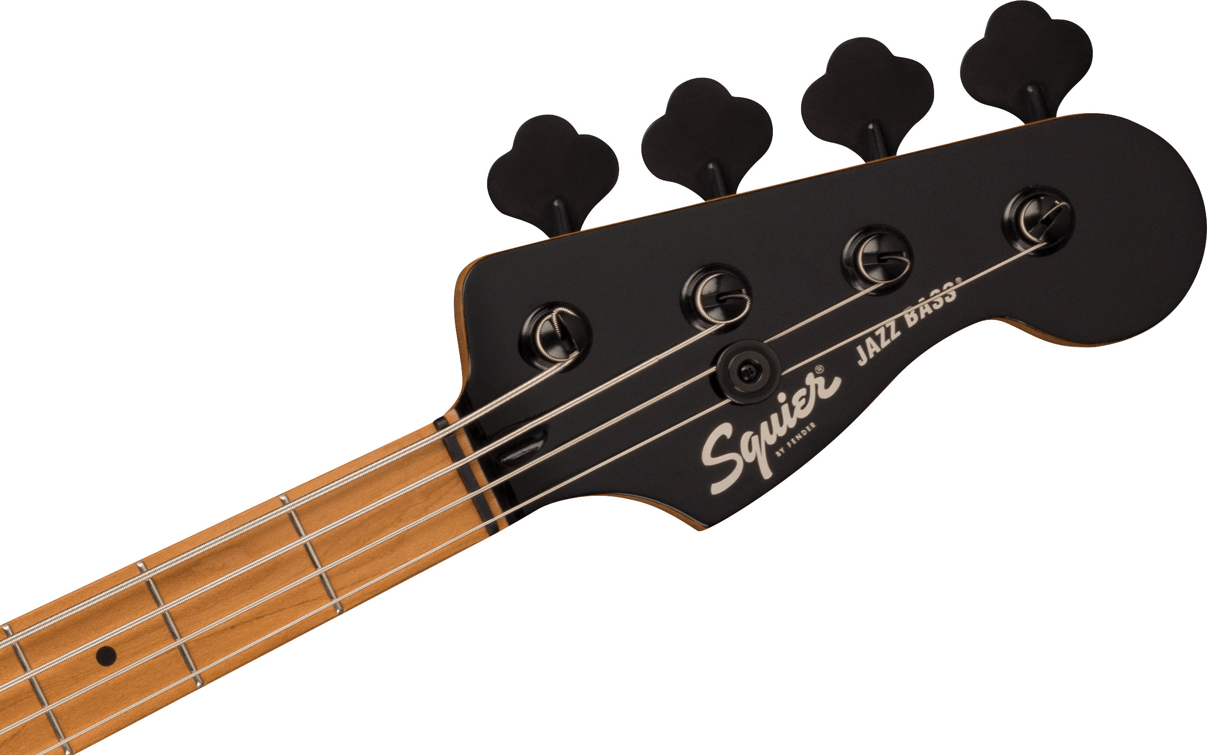 Contemporary Active Jazz Bass® HH, Roasted Maple Fingerboard, Black Pickguard, Shoreline Gold - Image 6