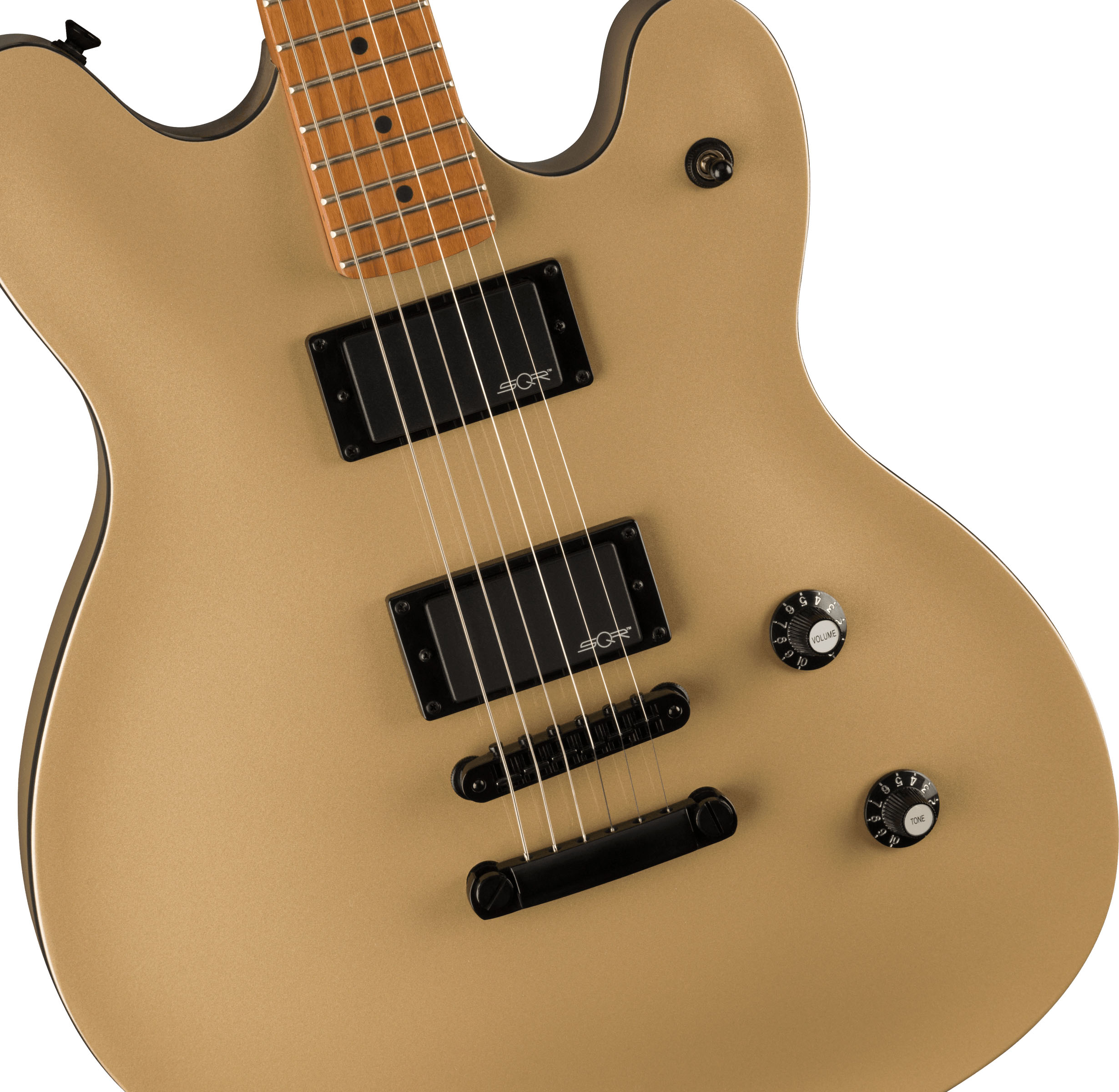 Contemporary Active Starcaster®, Roasted Maple Fingerboard, Shoreline Gold - Image 4
