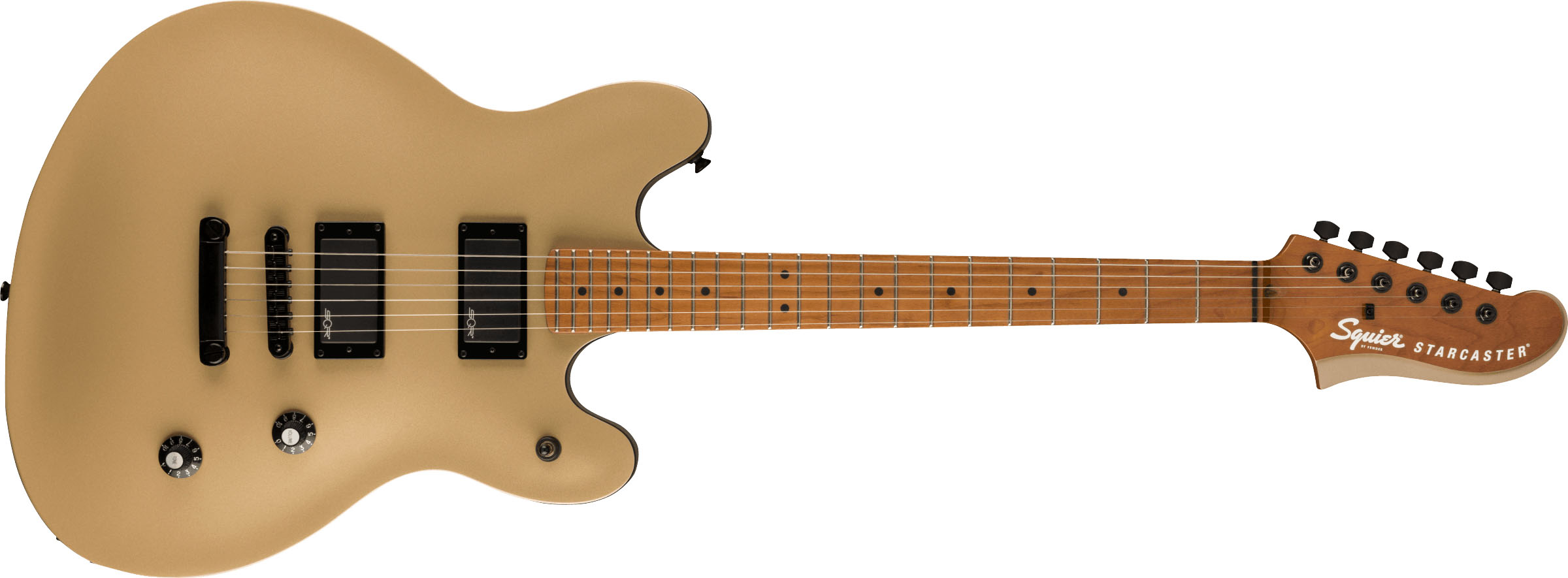 Contemporary Active Starcaster®, Roasted Maple Fingerboard, Shoreline Gold - Image 2