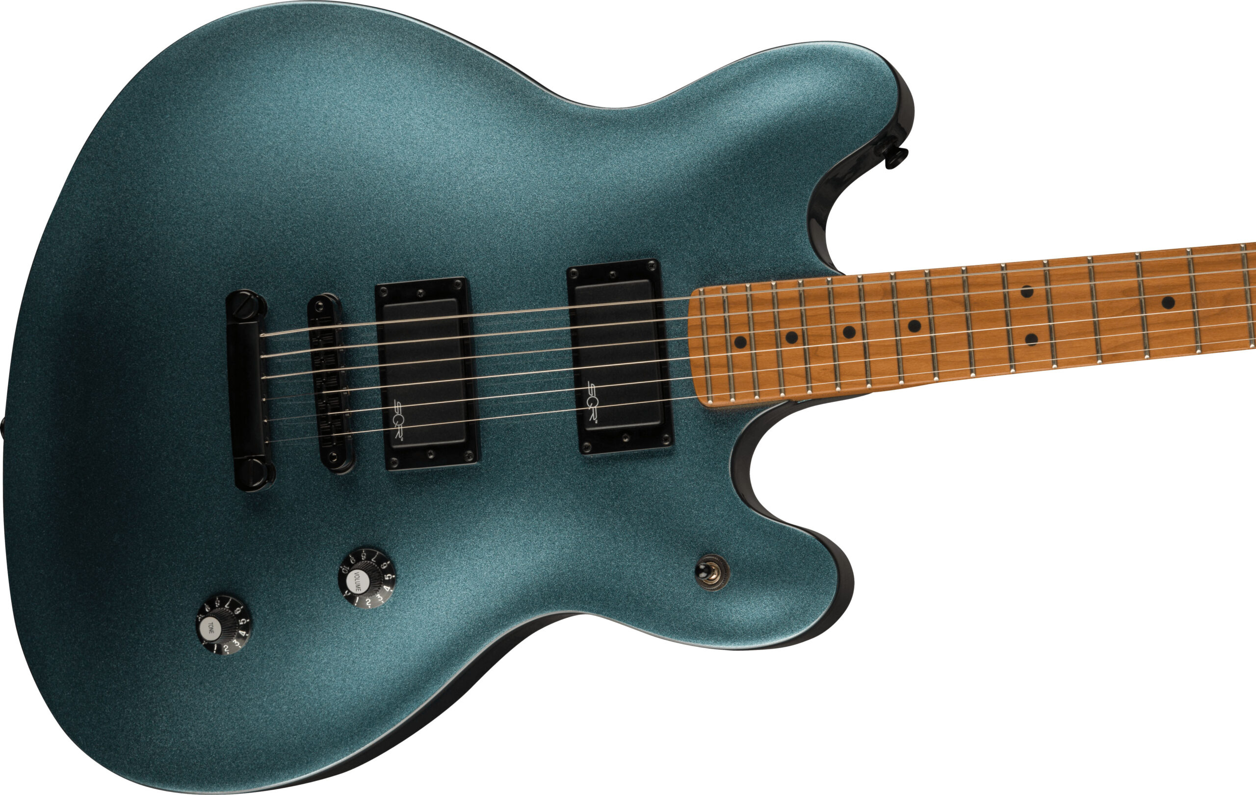 Contemporary Active Starcaster®, Roasted Maple Fingerboard, Gunmetal Metallic - Image 5