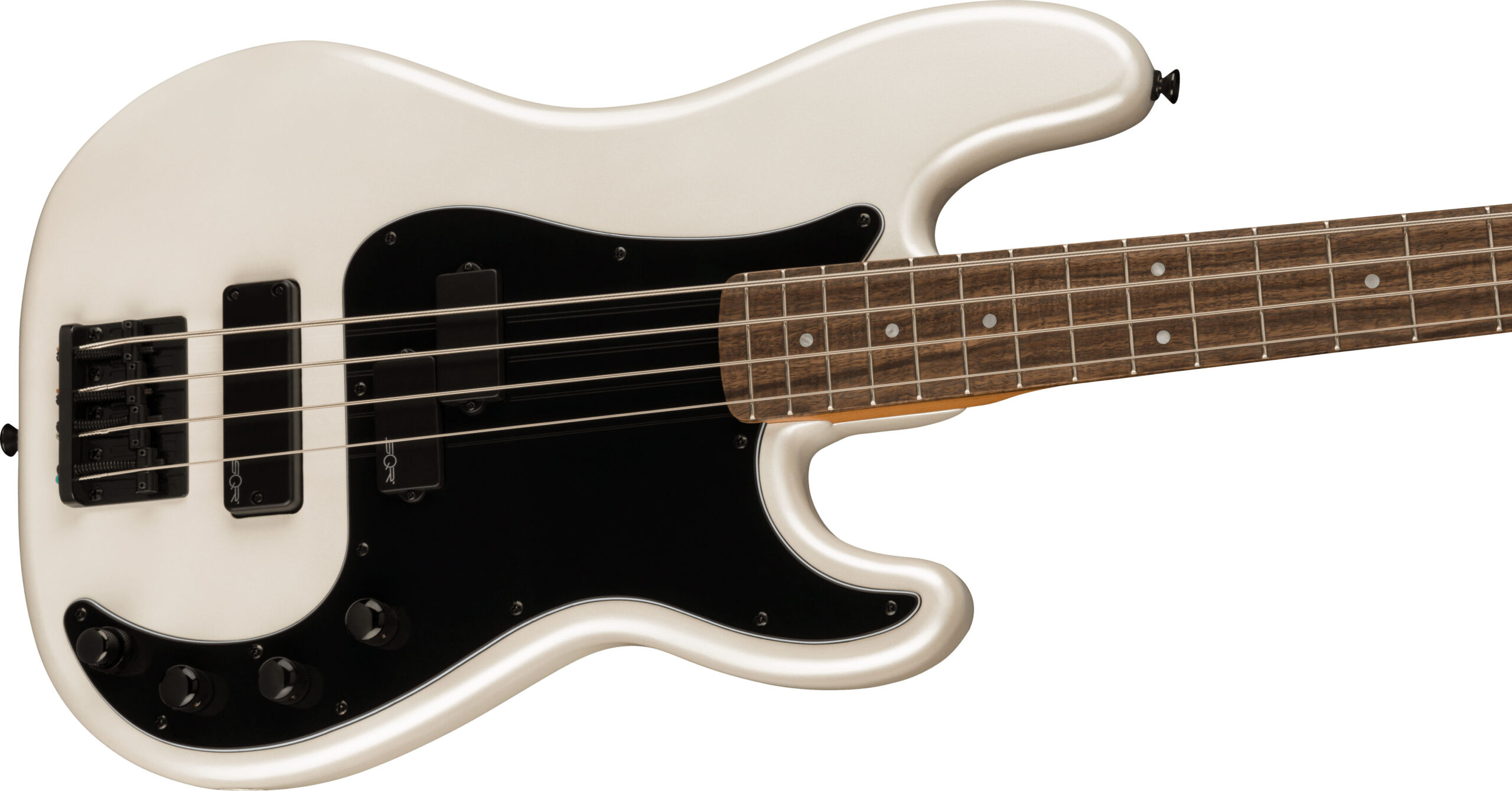 Contemporary Active Precision Bass® PH, Laurel Fingerboard, Black Pickguard, Pearl White - Image 5