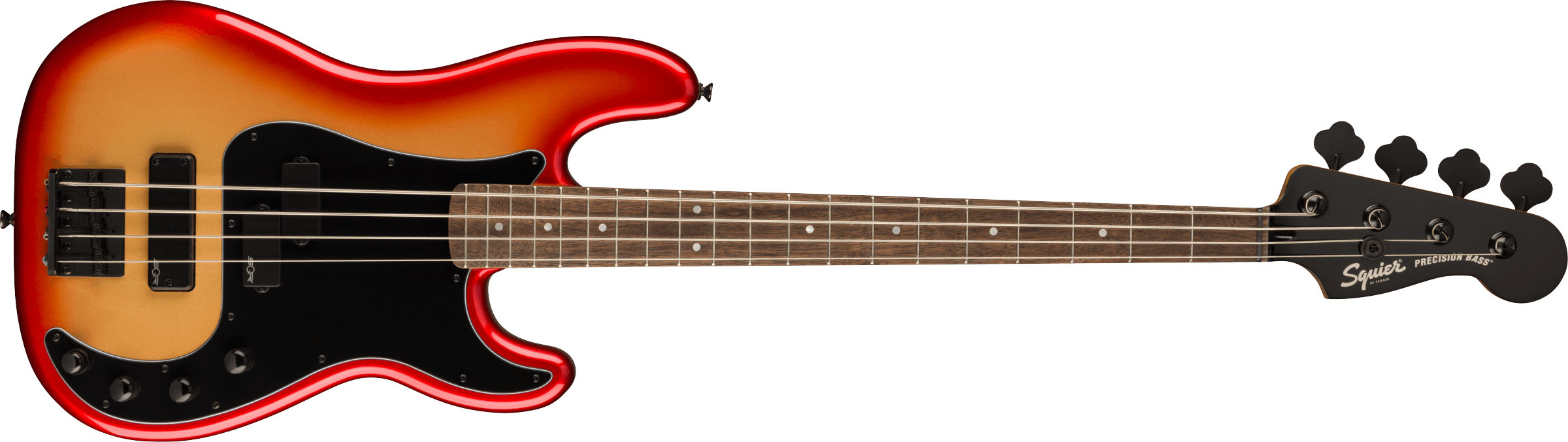 Contemporary Active Precision Bass® PH, Laurel Fingerboard, Black Pickguard, Sunset Metallic - Image 2