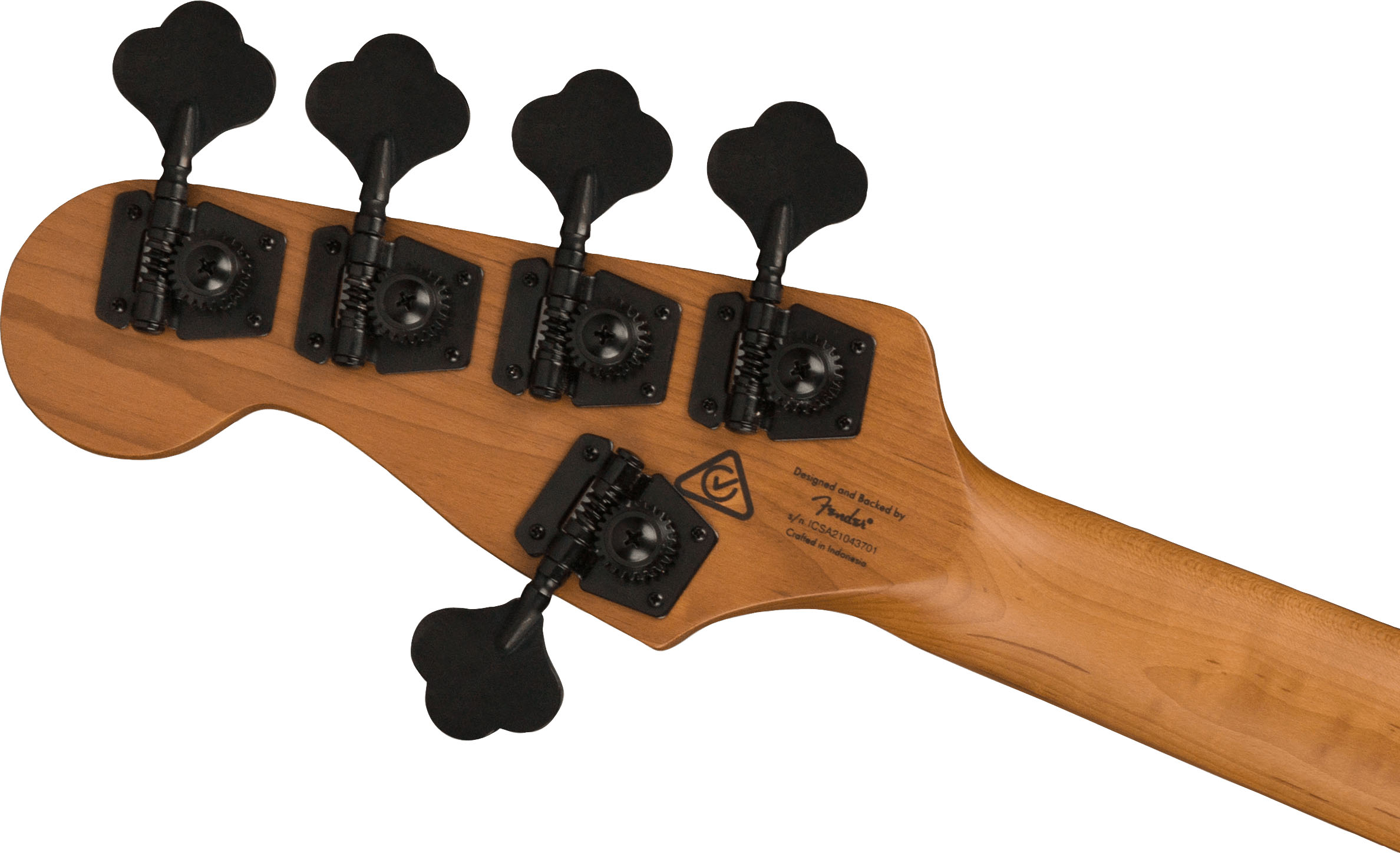 Contemporary Active Precision Bass® PH V, Laurel Fingerboard, Silver Anodized Pickguard, Black - Image 7