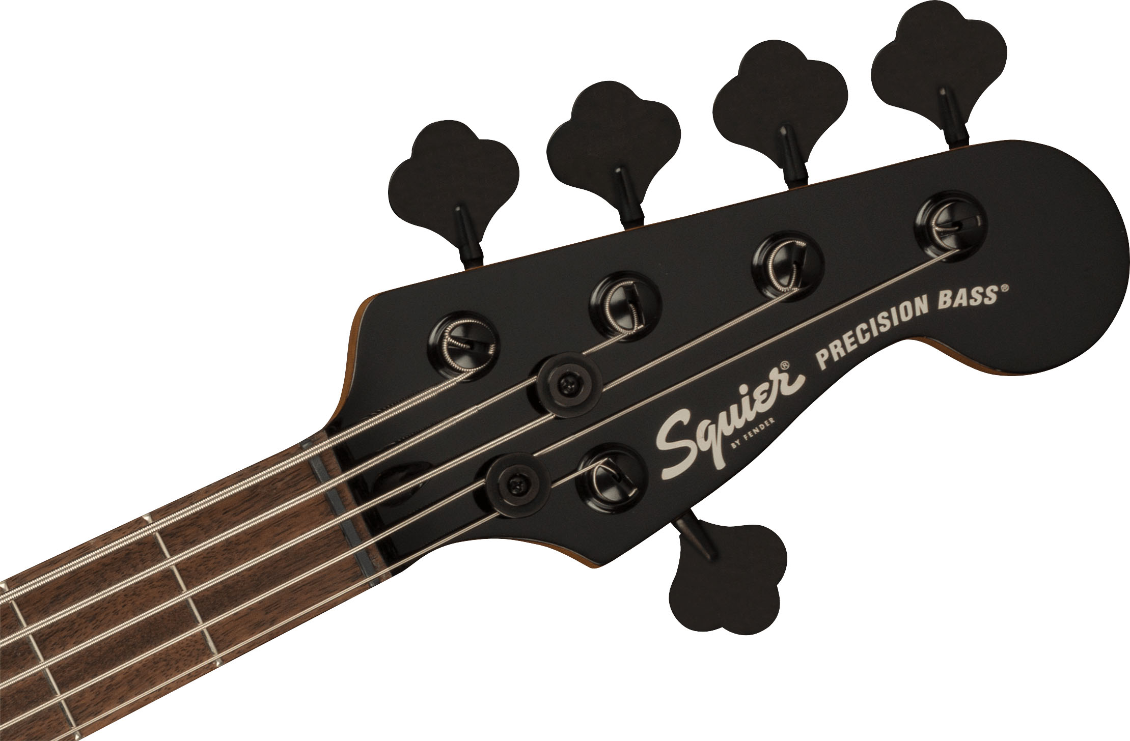 Contemporary Active Precision Bass® PH V, Laurel Fingerboard, Silver Anodized Pickguard, Black - Image 6