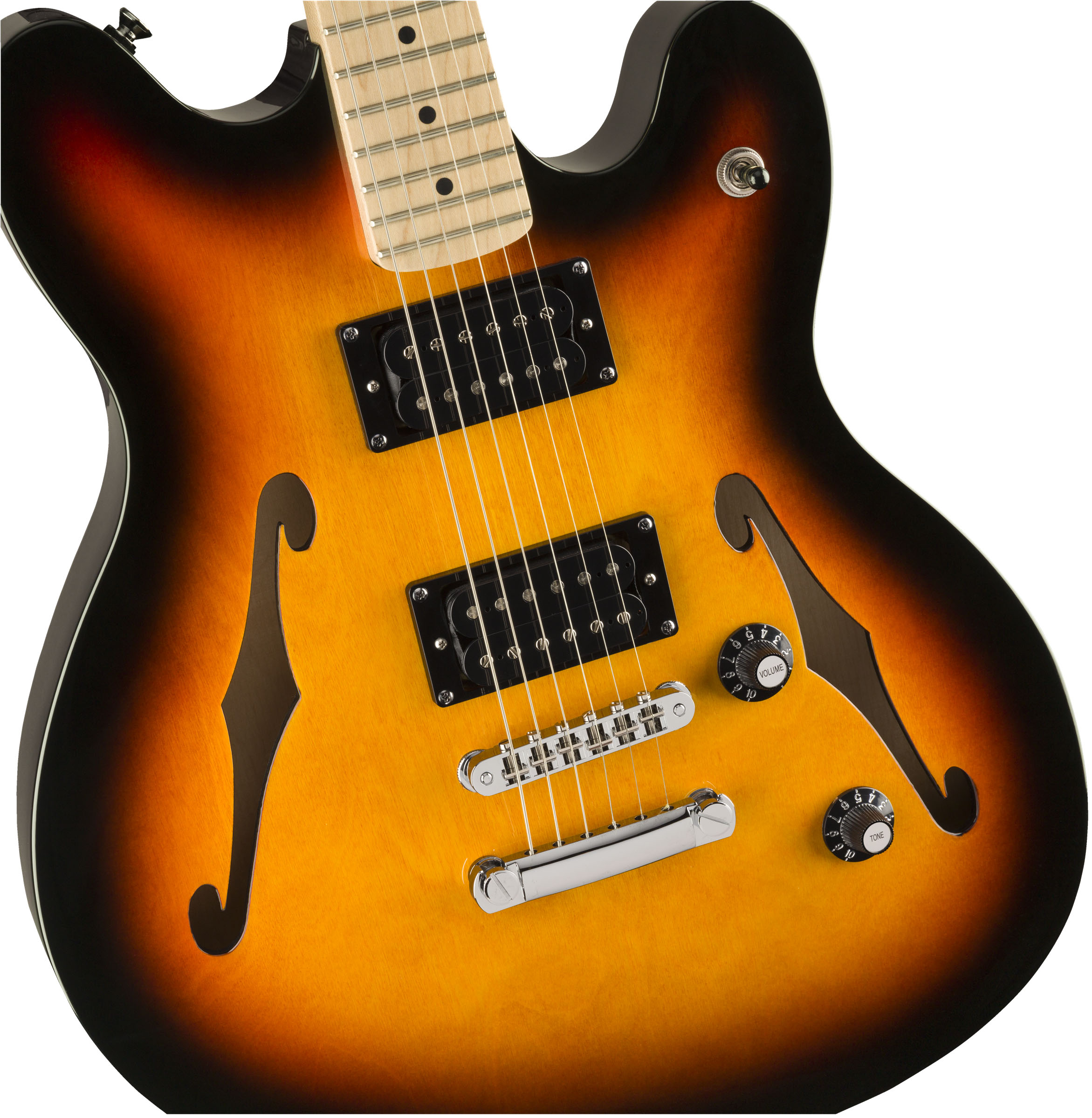 Affinity Series™ Starcaster®, Maple Fingerboard, 3-Color Sunburst - Image 4