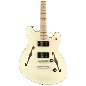 Affinity Series™ Starcaster®, Maple Fingerboard, Olympic White
