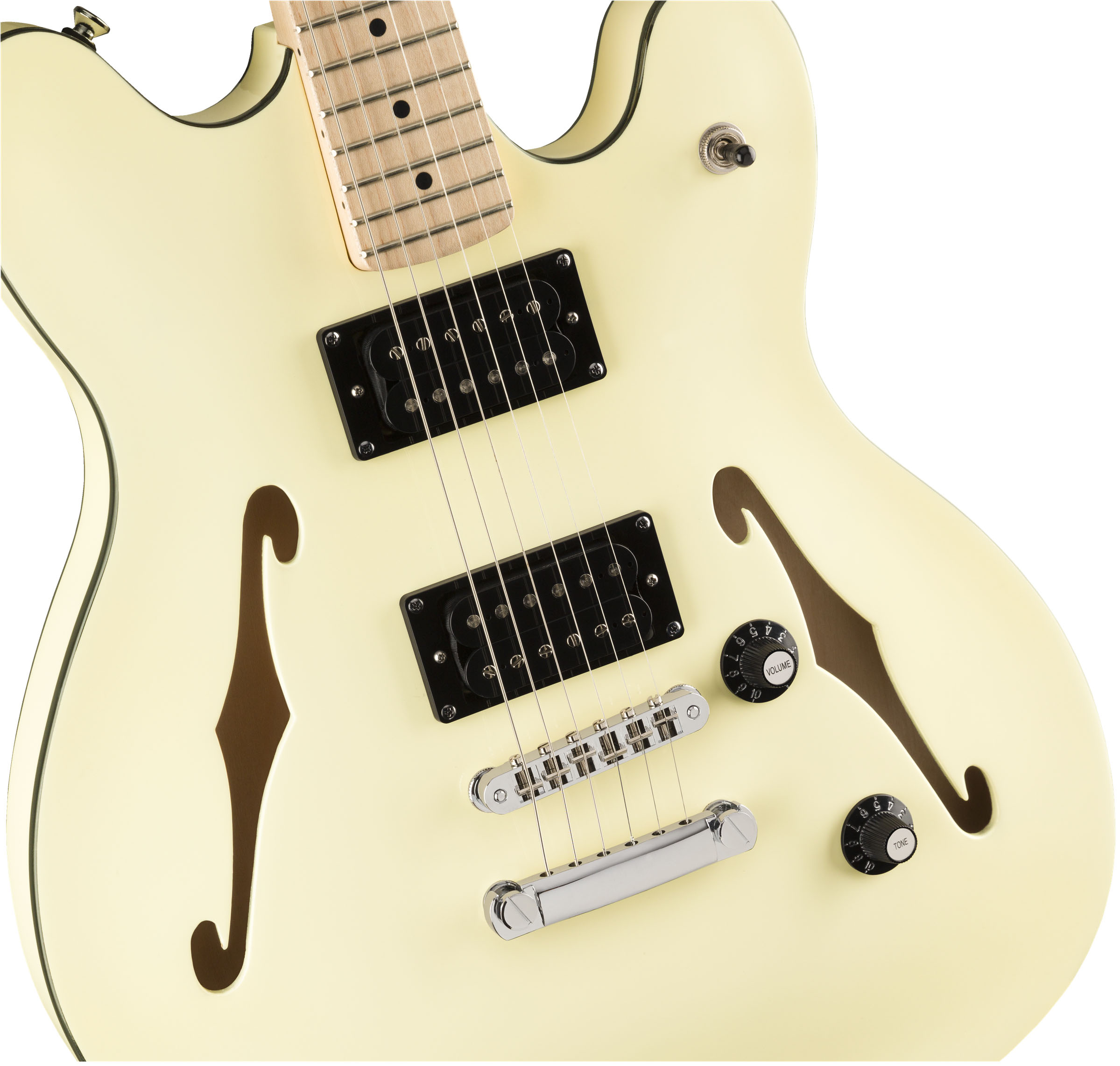 Affinity Series™ Starcaster®, Maple Fingerboard, Olympic White - Image 4