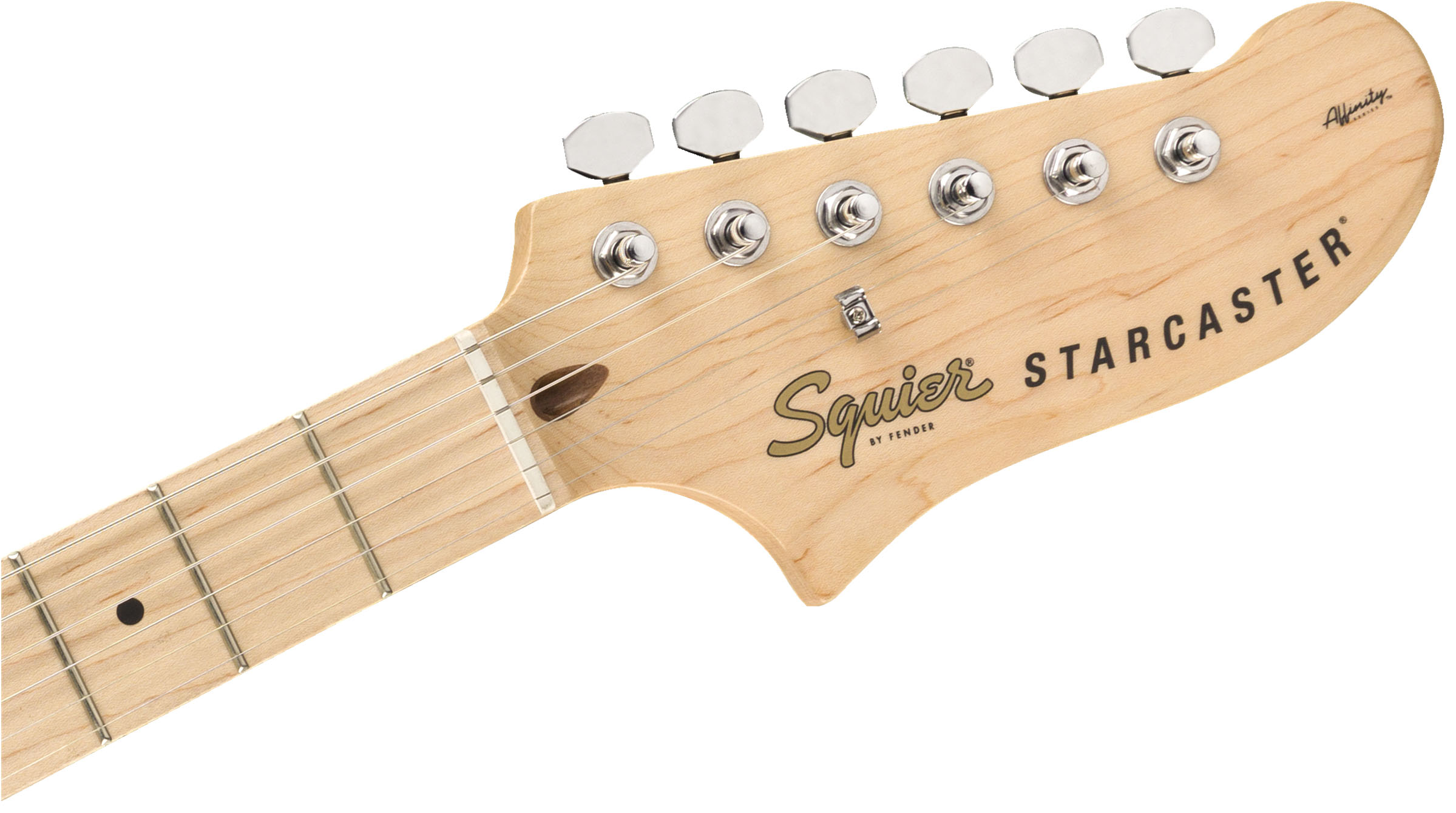 Affinity Series™ Starcaster®, Maple Fingerboard, Olympic White - Image 6