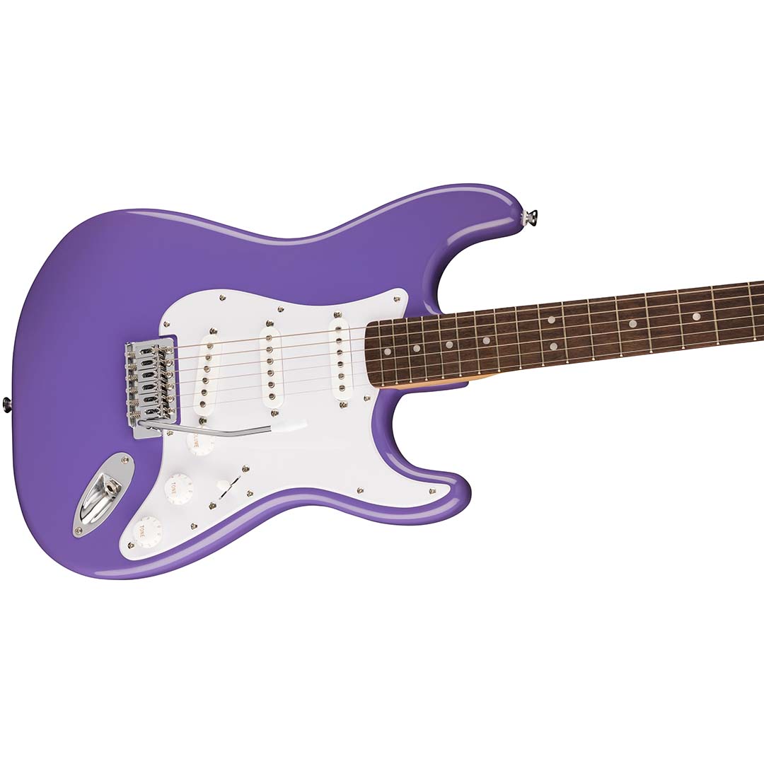 Squier Sonic® Stratocaster®, Laurel Fingerboard, White Pickguard, Ultraviolet - Image 5