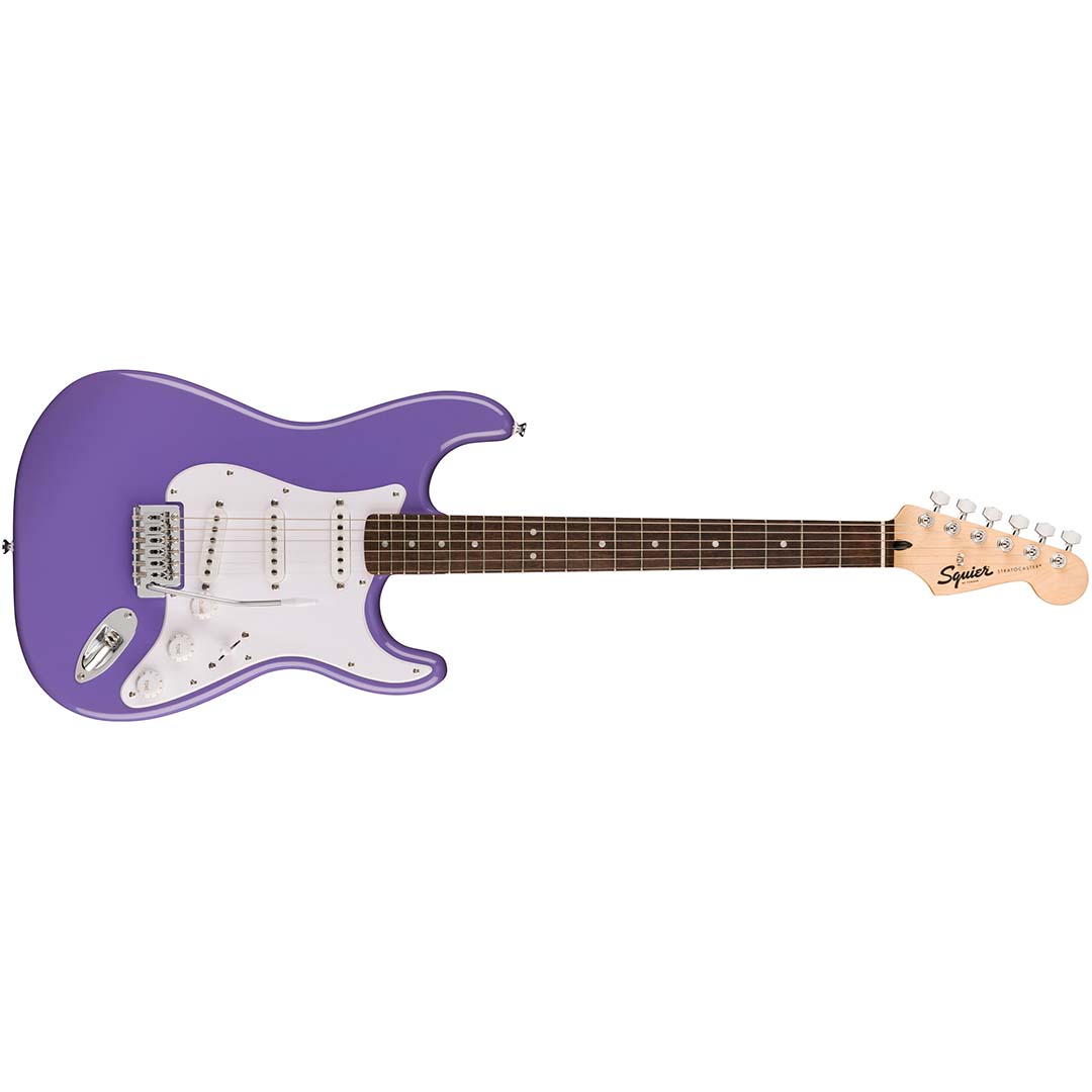 Squier Sonic® Stratocaster®, Laurel Fingerboard, White Pickguard, Ultraviolet - Image 2