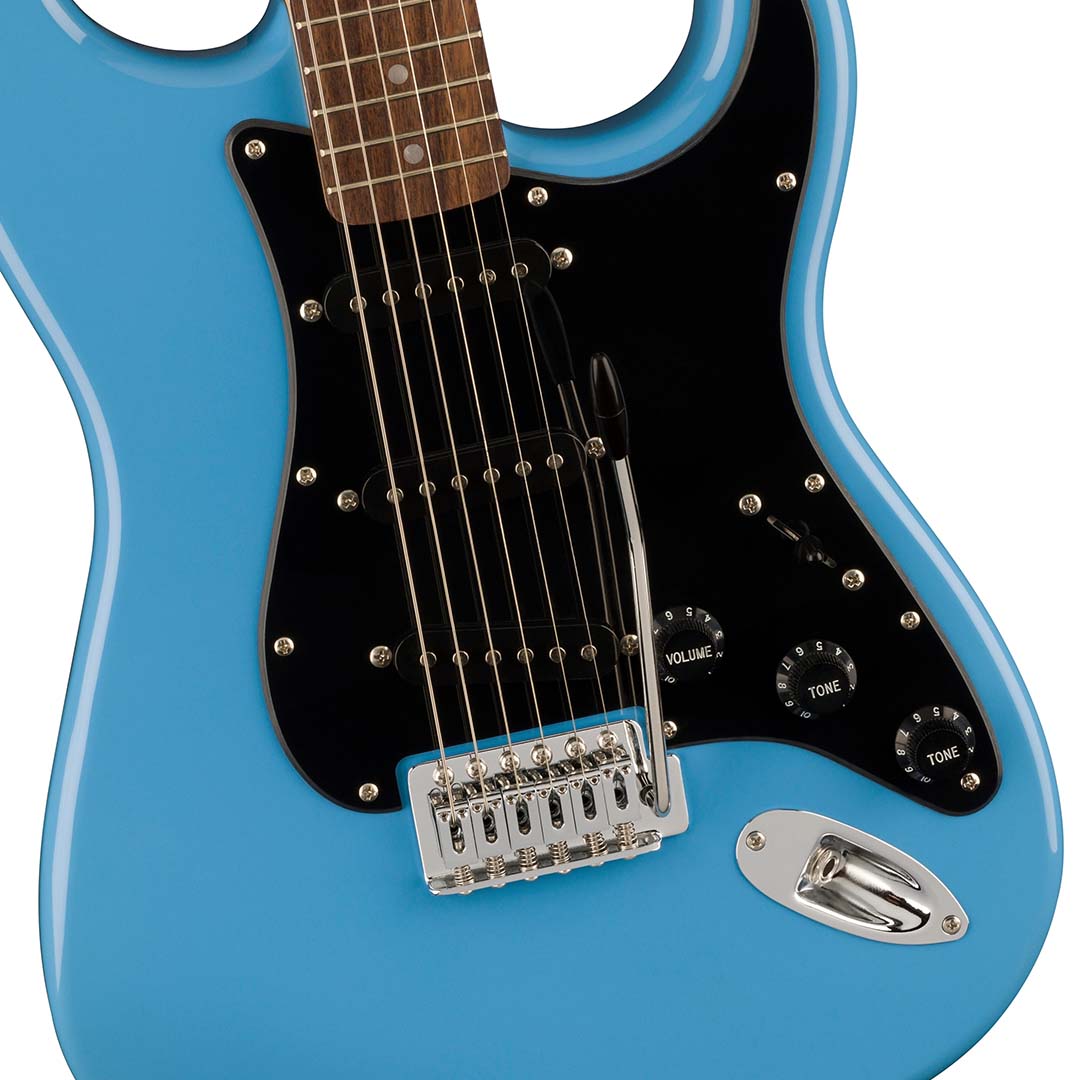Squier Sonic® Stratocaster®, Laurel Fingerboard, Black Pickguard, California Blue - Image 4
