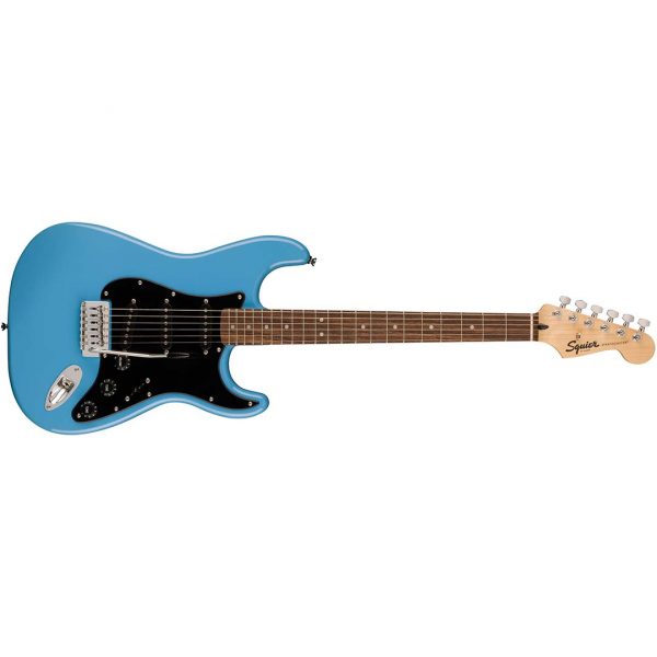 Squier Sonic® Stratocaster®, Laurel Fingerboard, Black Pickguard, California Blue - Image 2