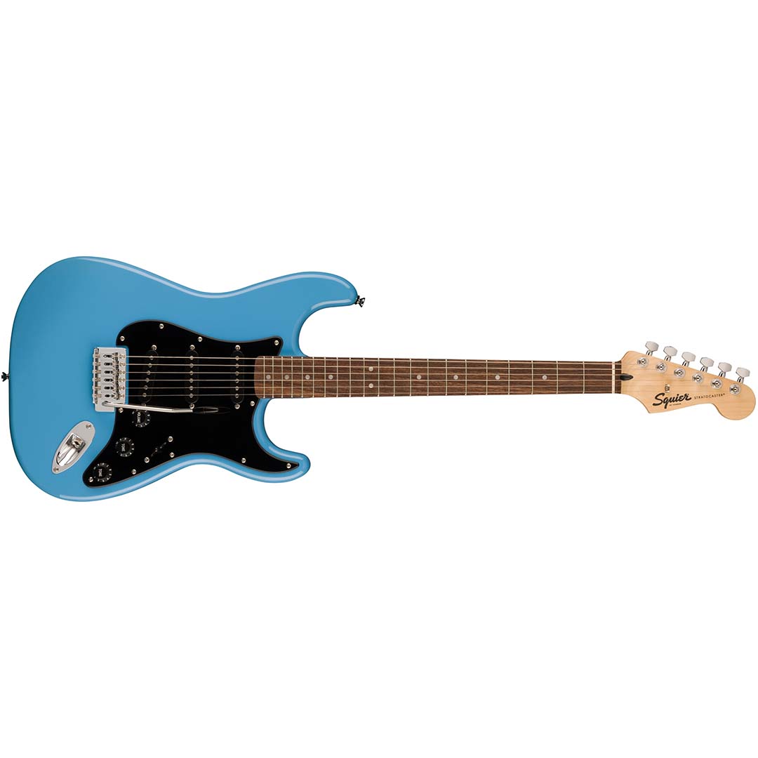 Squier Sonic® Stratocaster®, Laurel Fingerboard, Black Pickguard, California Blue - Image 2