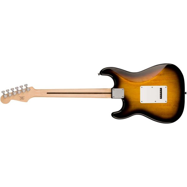 Squier Sonic® Stratocaster®, Maple Fingerboard, White Pickguard, 2-Color Sunburst - Image 3