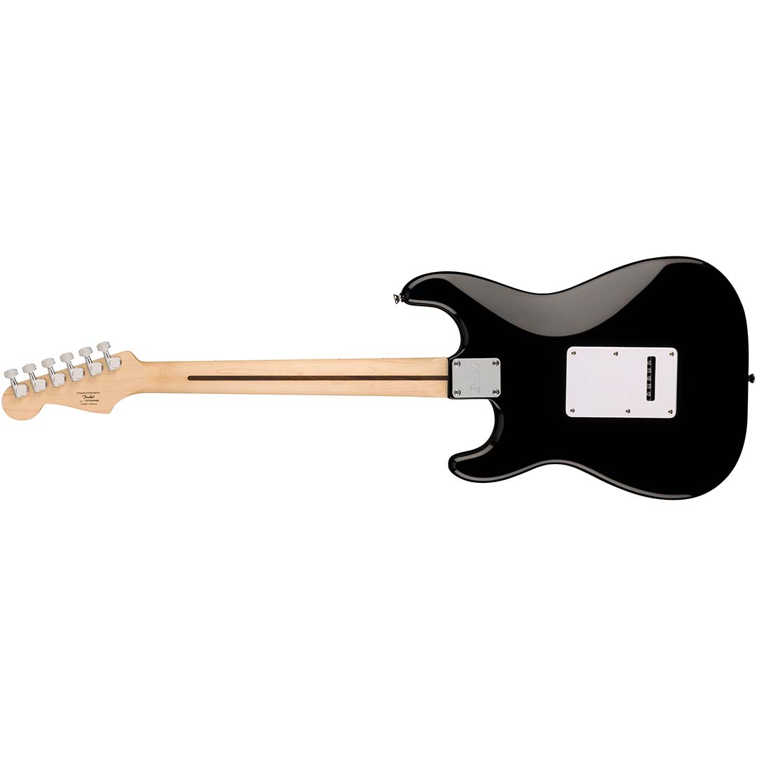 Squier Sonic® Stratocaster®, Maple Fingerboard, White Pickguard, Black - Image 3