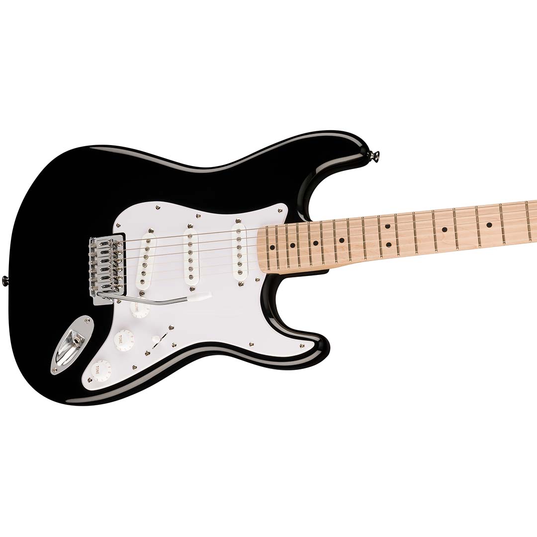Squier Sonic® Stratocaster®, Maple Fingerboard, White Pickguard, Black - Image 5