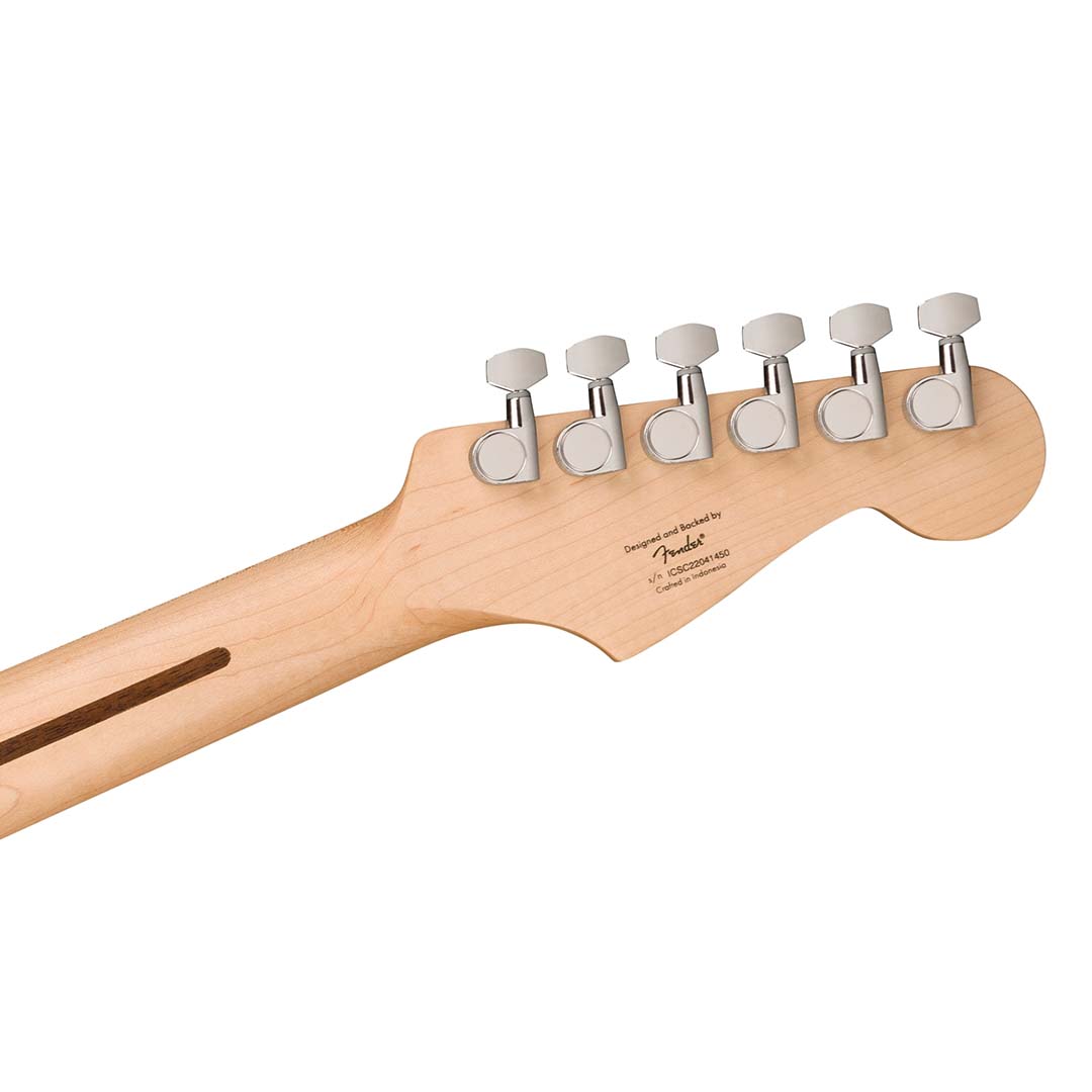 Squier Sonic® Stratocaster® Left-Handed, Maple Fingerboard, White Pickguard, Black - Image 6