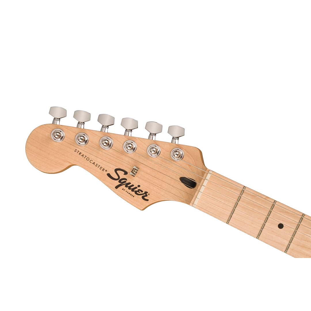 Squier Sonic® Stratocaster® Left-Handed, Maple Fingerboard, White Pickguard, Black - Image 5