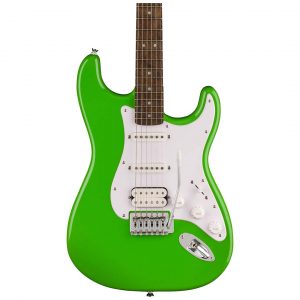 FSR Squier Sonic® Stratocaster® HSS, Laurel Fingerboard, White Pickguard, Lime Green