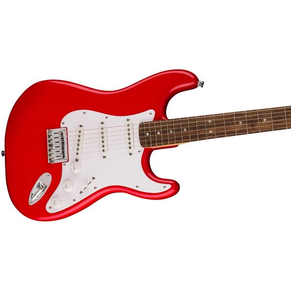 Squier Sonic® Stratocaster® HT, Laurel Fingerboard, White Pickguard, Torino Red - Image 5