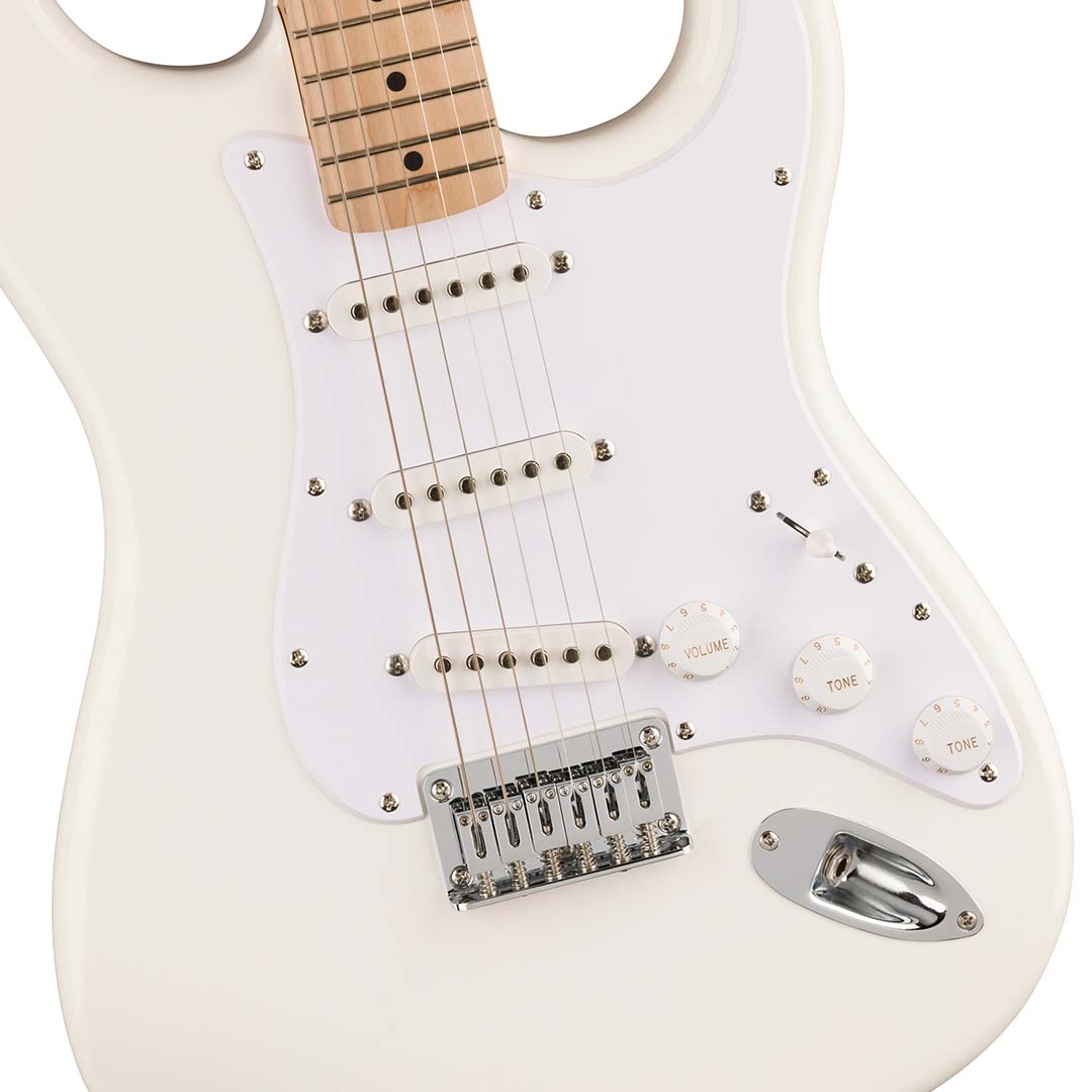 Squier Sonic® Stratocaster® HT, Maple Fingerboard, White Pickguard, Arctic White - Image 4