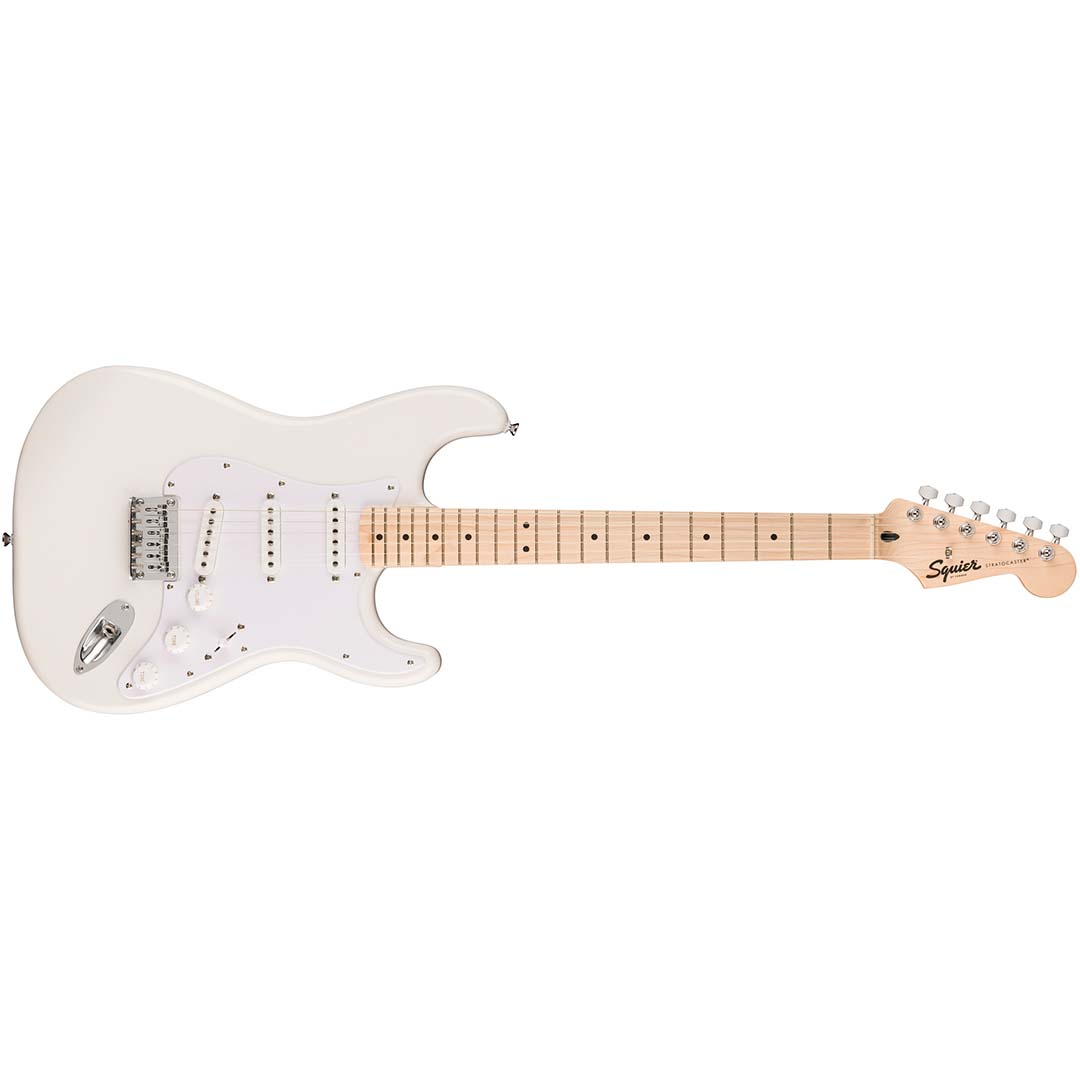 Squier Sonic® Stratocaster® HT, Maple Fingerboard, White Pickguard, Arctic White - Image 2